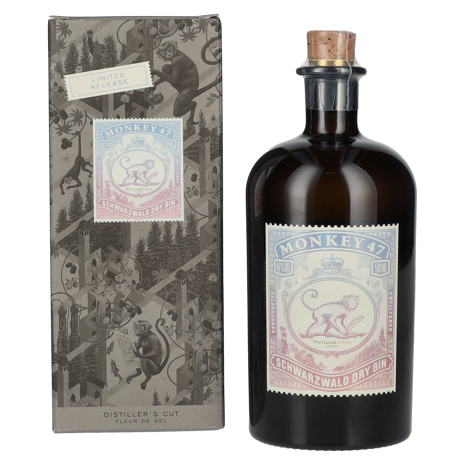 Monkey 47 DISTILLER'S CUT Fleur de Sel Gin 2025 47% Vol. 0,5l in Giftbox