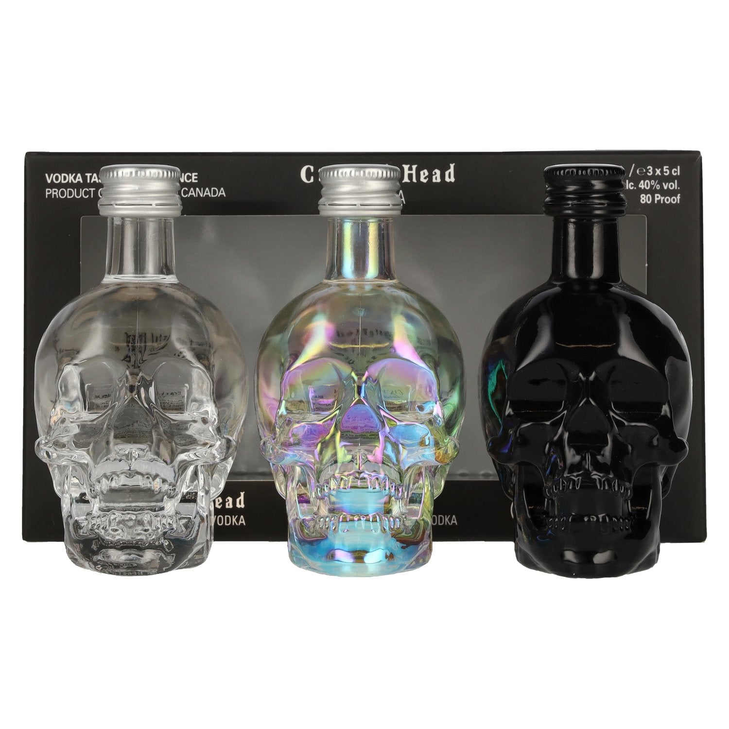 Crystal Head Vodka Set 40% Vol. 3x0,05l in Giftbox