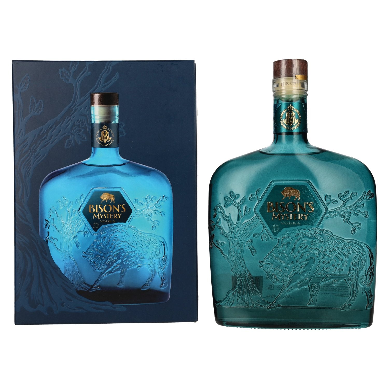 Bison's Mystery Vodka 40% Vol. 0,7l in Giftbox