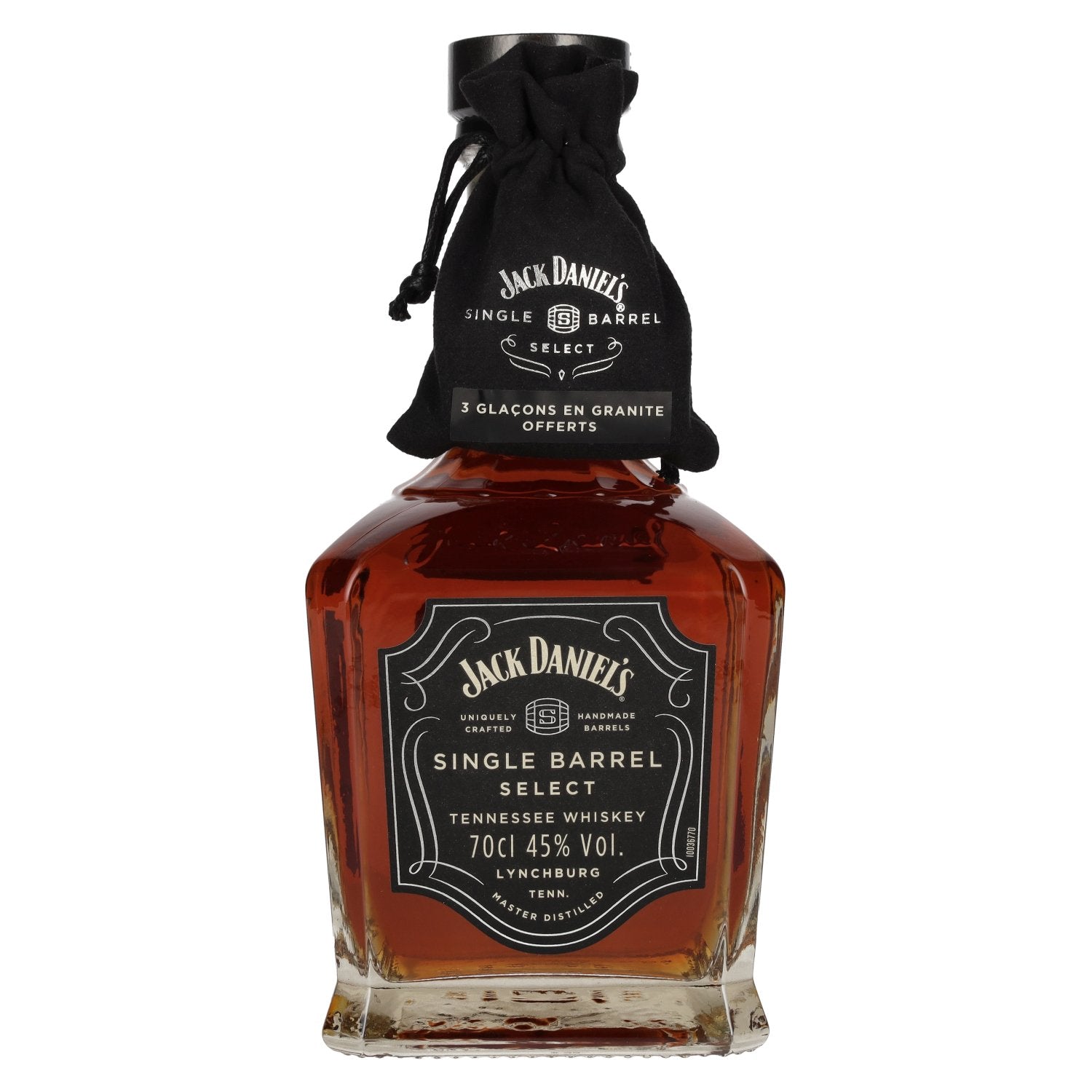 Jack Daniel's Select Single Barrel Tennessee Whiskey 45% Vol. 0,7l with Whisky Stones