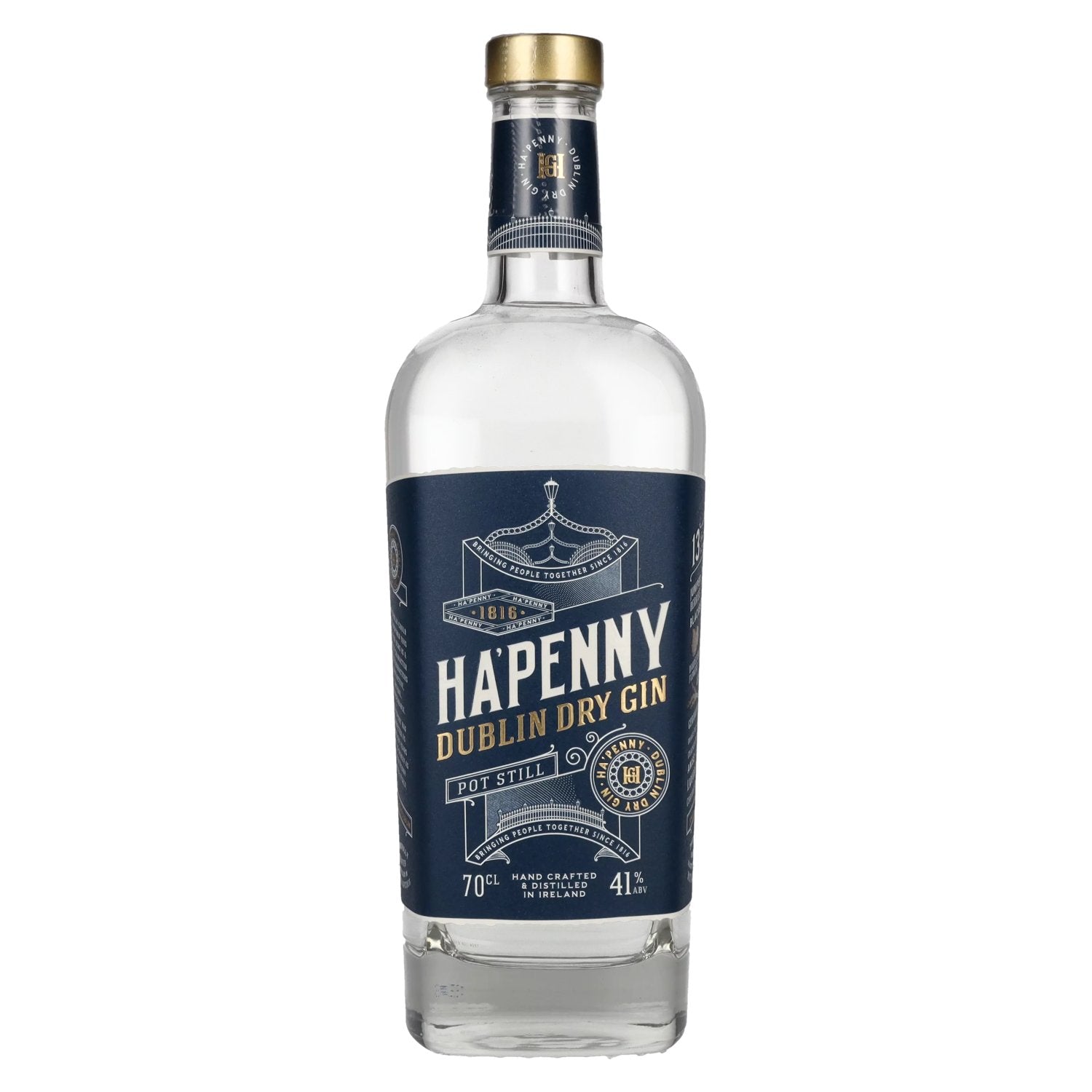 HA'PENNY Dublin Dry Gin 41% Vol. 0,7l