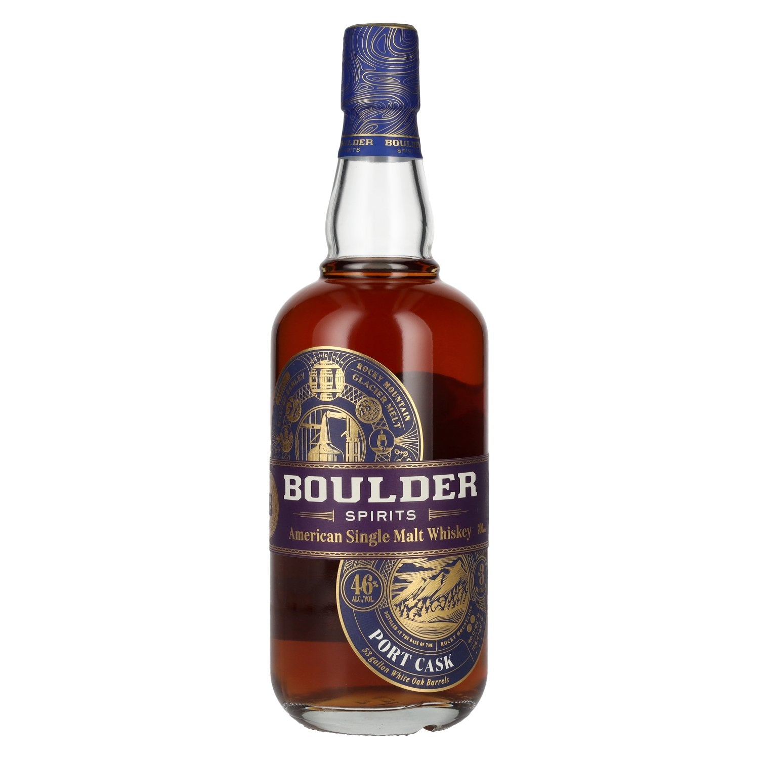 Boulder Spirits American Single Malt AMERICAN OAK Whiskey 46% Vol. 0,7l