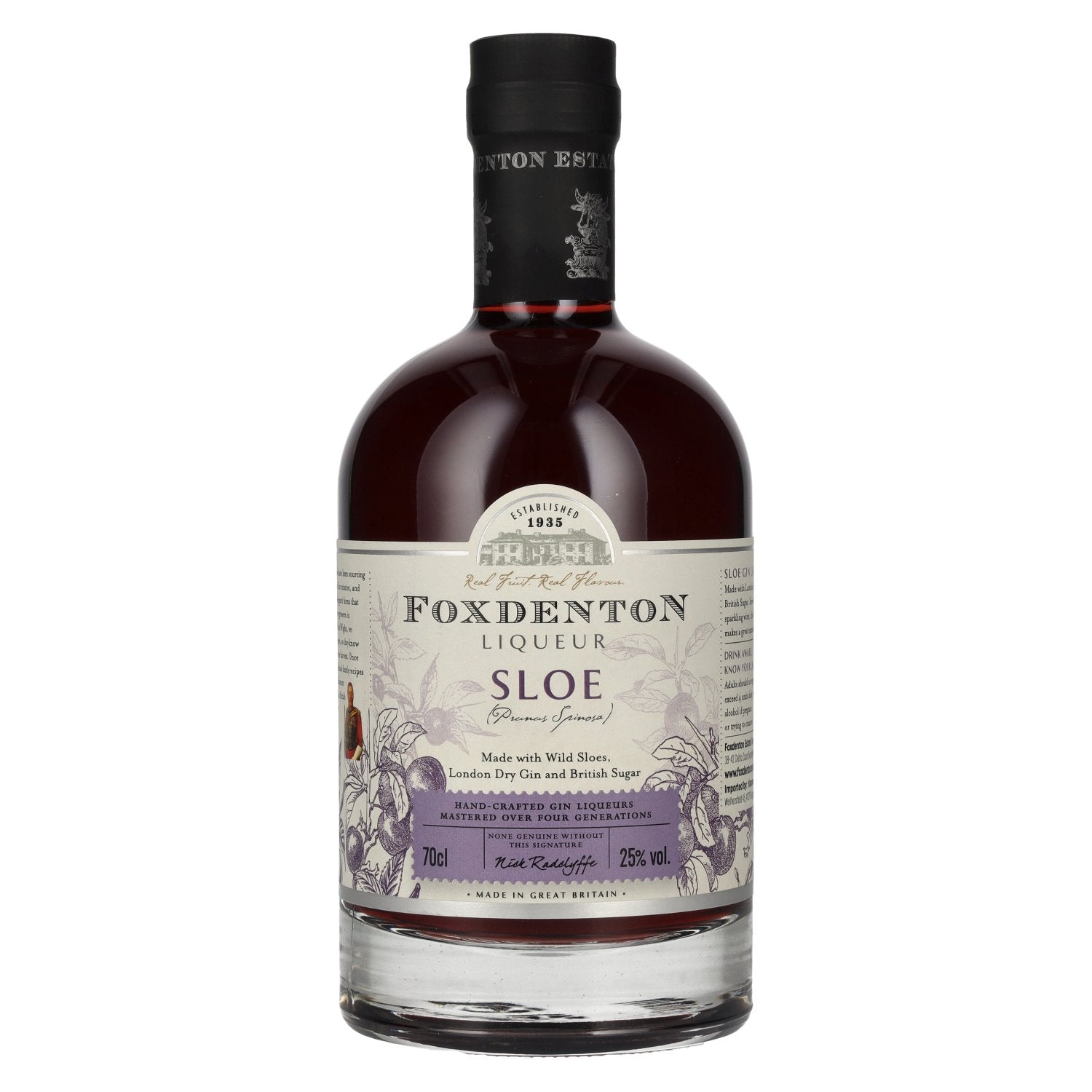Foxdenton SLOE Gin Liqueur 25% Vol. 0,7l
