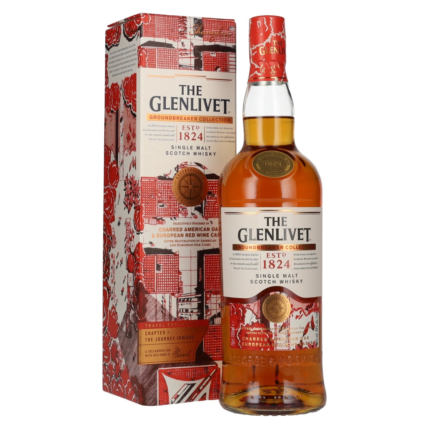 The Glenlivet GROUNDBREAKER COLLECTION Single Malt Whisky 40% Vol. 0,7l in Giftbox