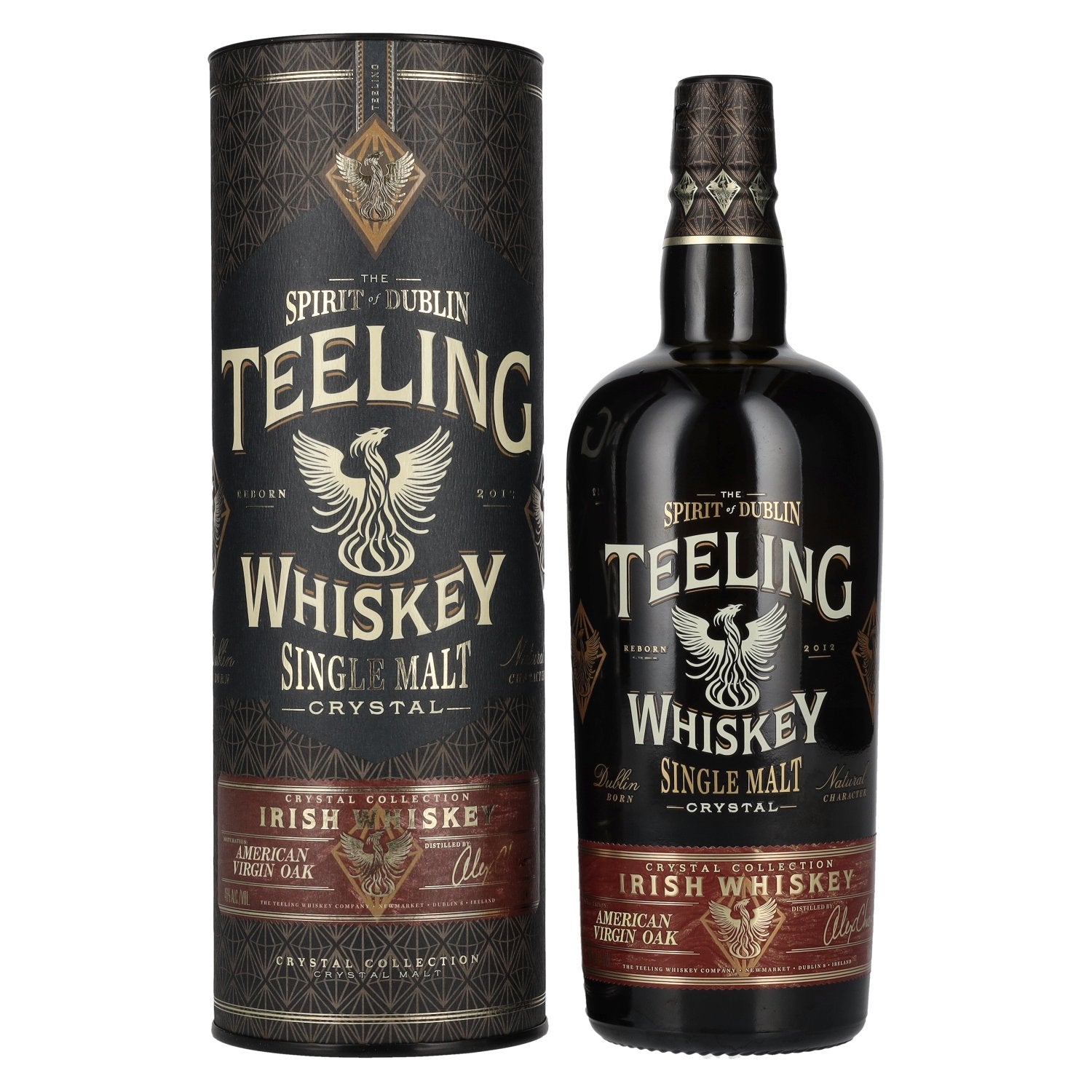 Teeling Whiskey SINGLE MALT CRYSTAL Irish Whiskey 46% Vol. 0,7l in Giftbox