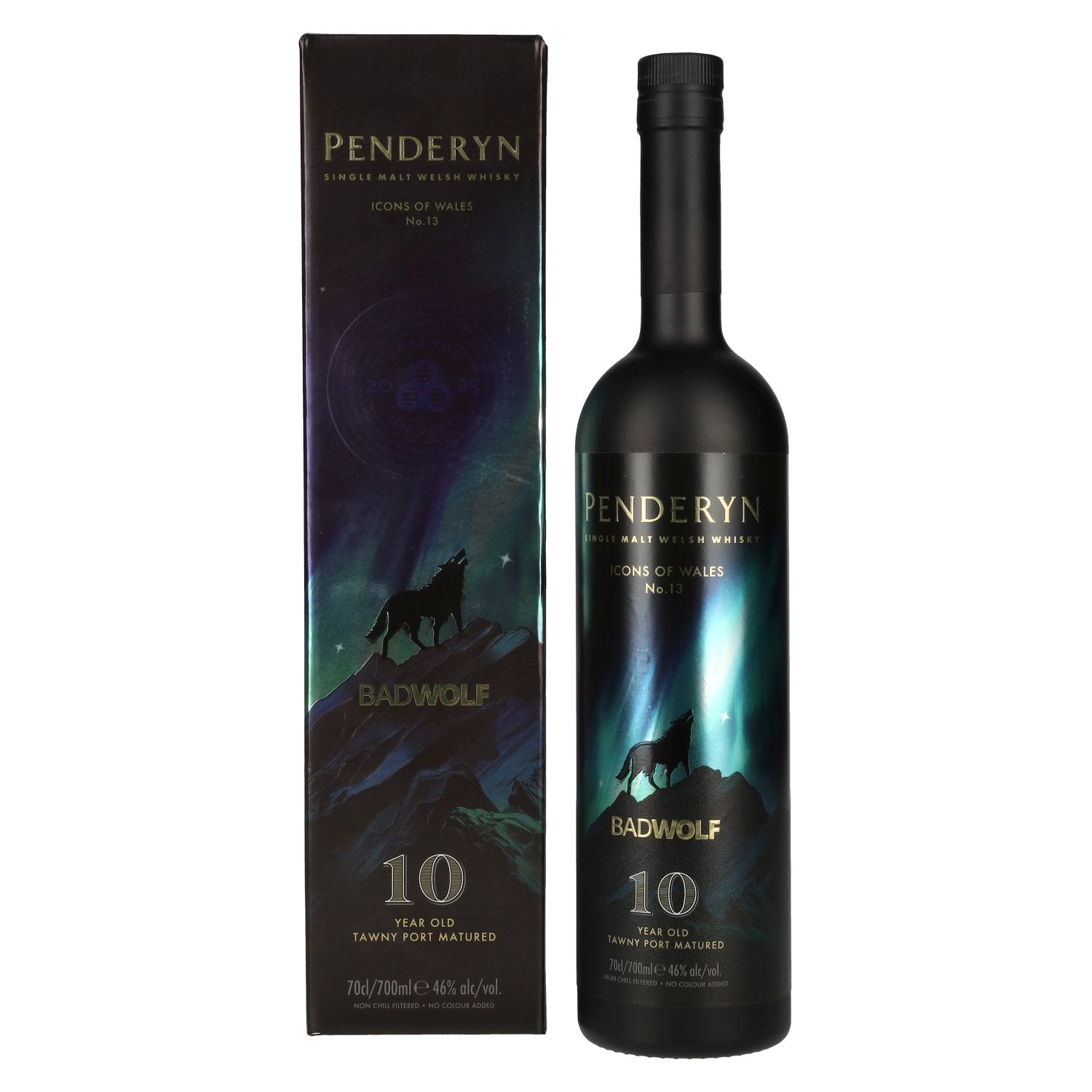 Penderyn BAD WOLF Welsh Whiskey Icons of Wales Nr. 13 46% Vol. 0,7l in Giftbox