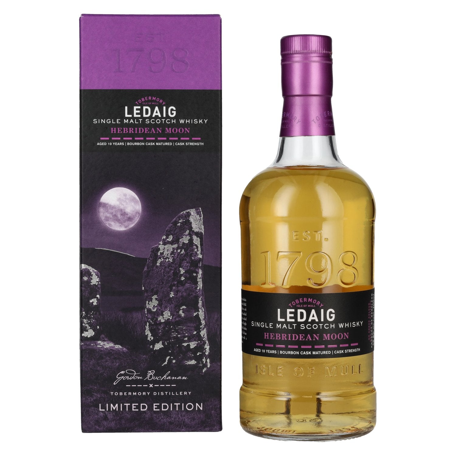 Ledaig 10 Years Old HEBRIDEAN MOON Single Malt Limited Edition 58,8% Vol. 0,7l in Giftbox