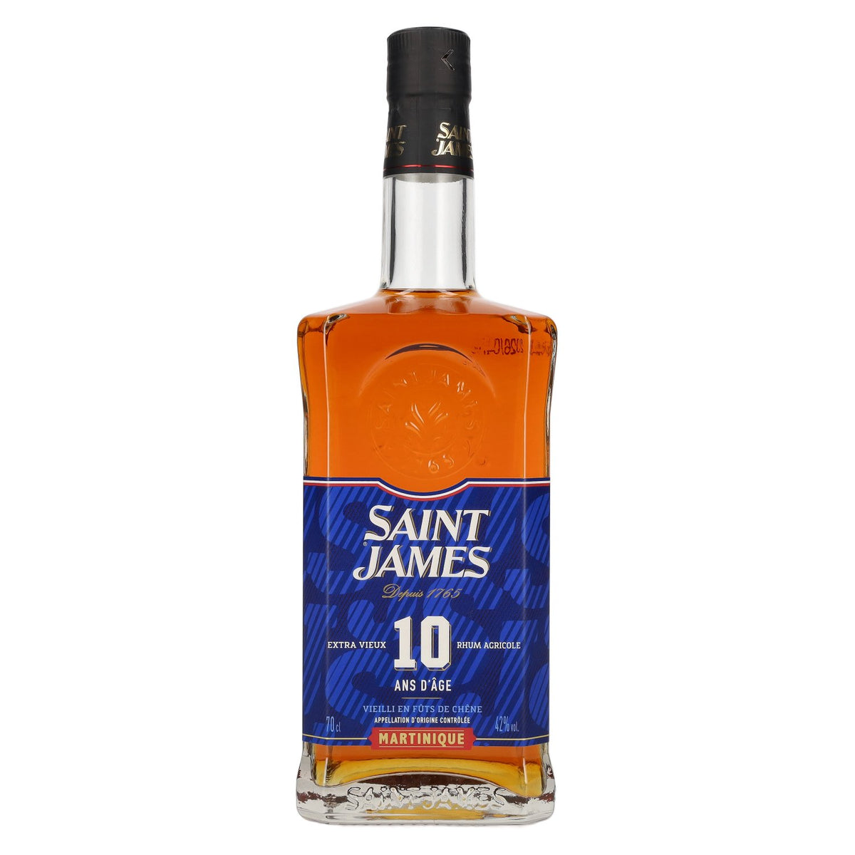 Saint James 10 ANS D'AGE Extra Vieux Rhum Agricole Martinique AOC Serie Limitee 2025 42% Vol. 0,7l