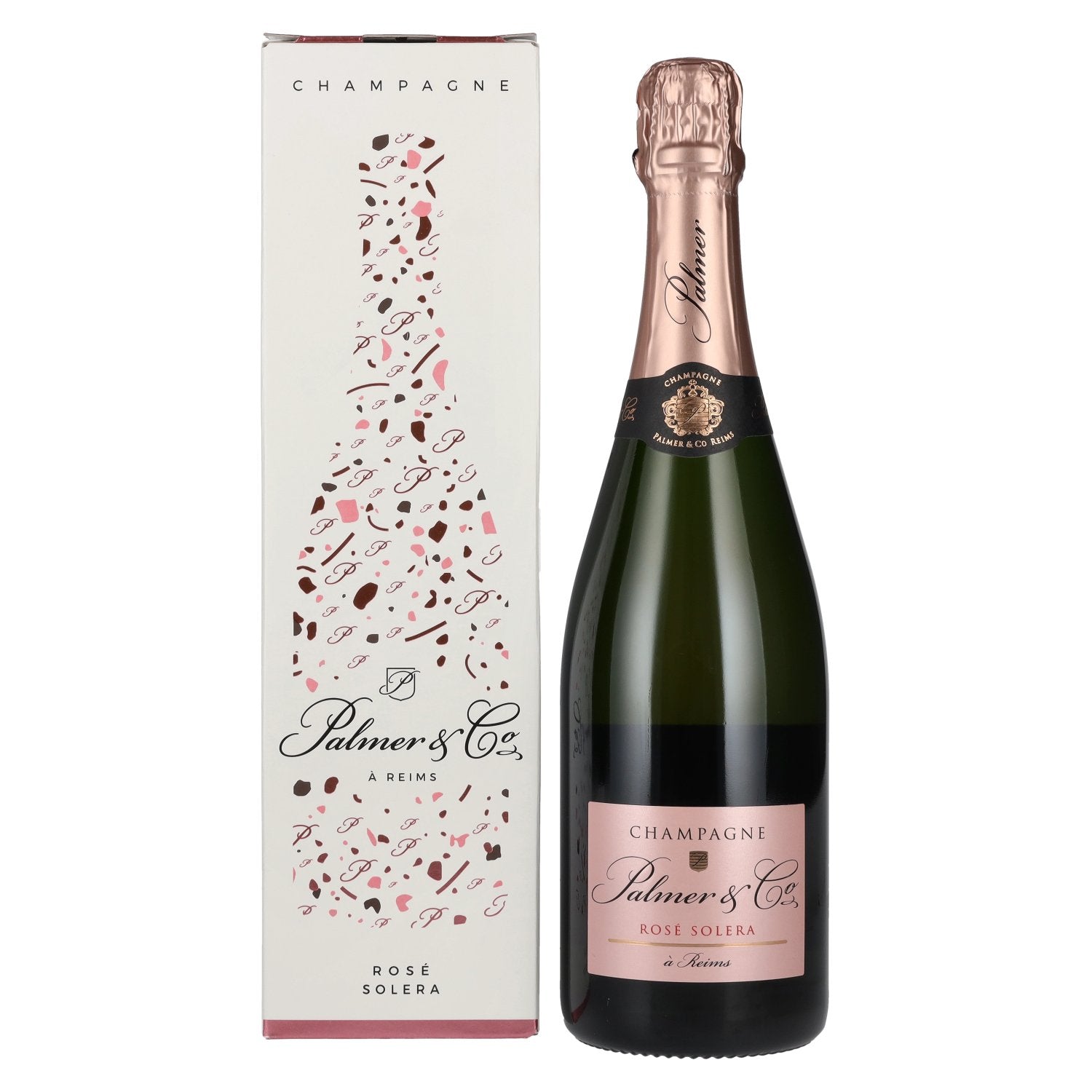 Palmer & Co Champagne Rose Solera Brut 12% Vol. 0,75l in Giftbox