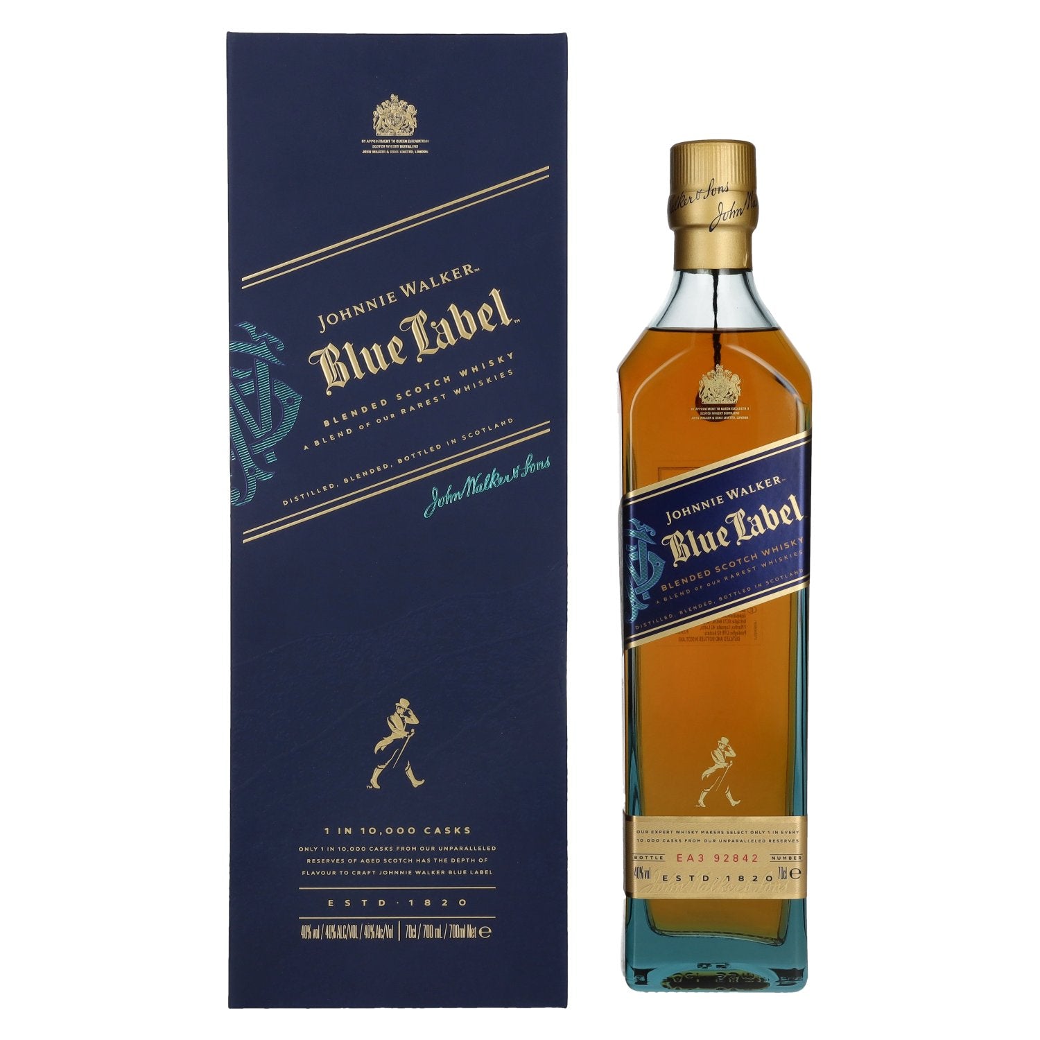 Johnnie Walker Blue Label Blended Scotch Whisky 40% Vol. 0,7l in Giftbox