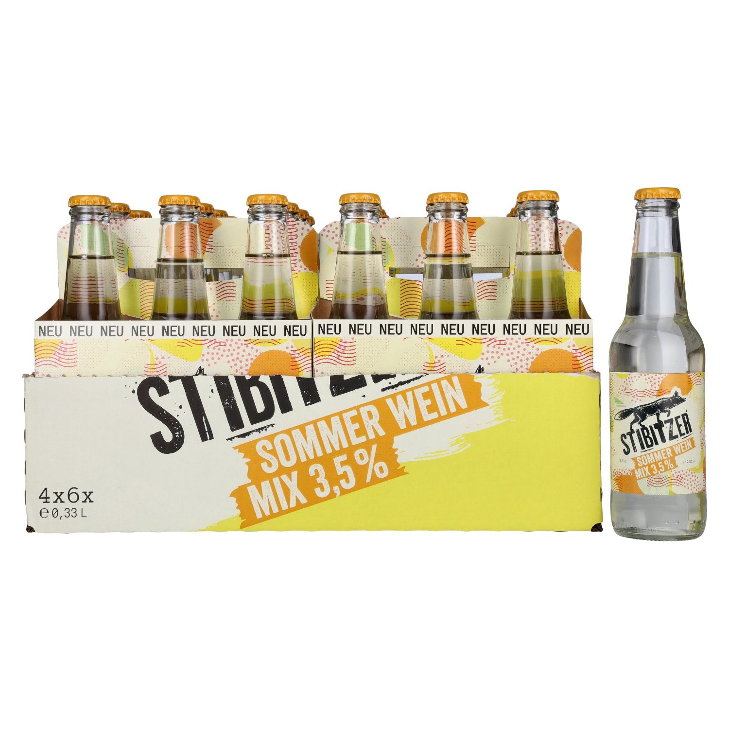 Stibitzer Sommer Wein Mix 3,5% Vol. 6x4x0,33l
