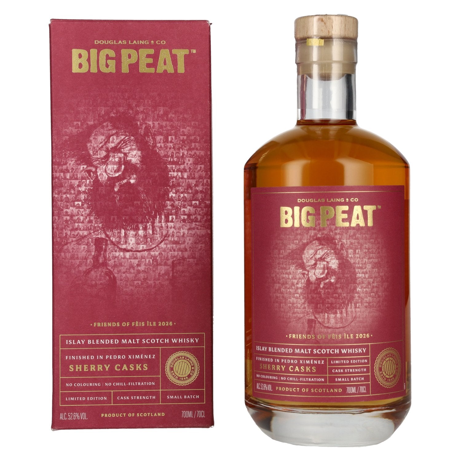 Douglas Laing BIG PEAT Pedro Ximenez Sherry Cask Finish Feis Ile 2026 52,6% Vol. 0,7l in Giftbox