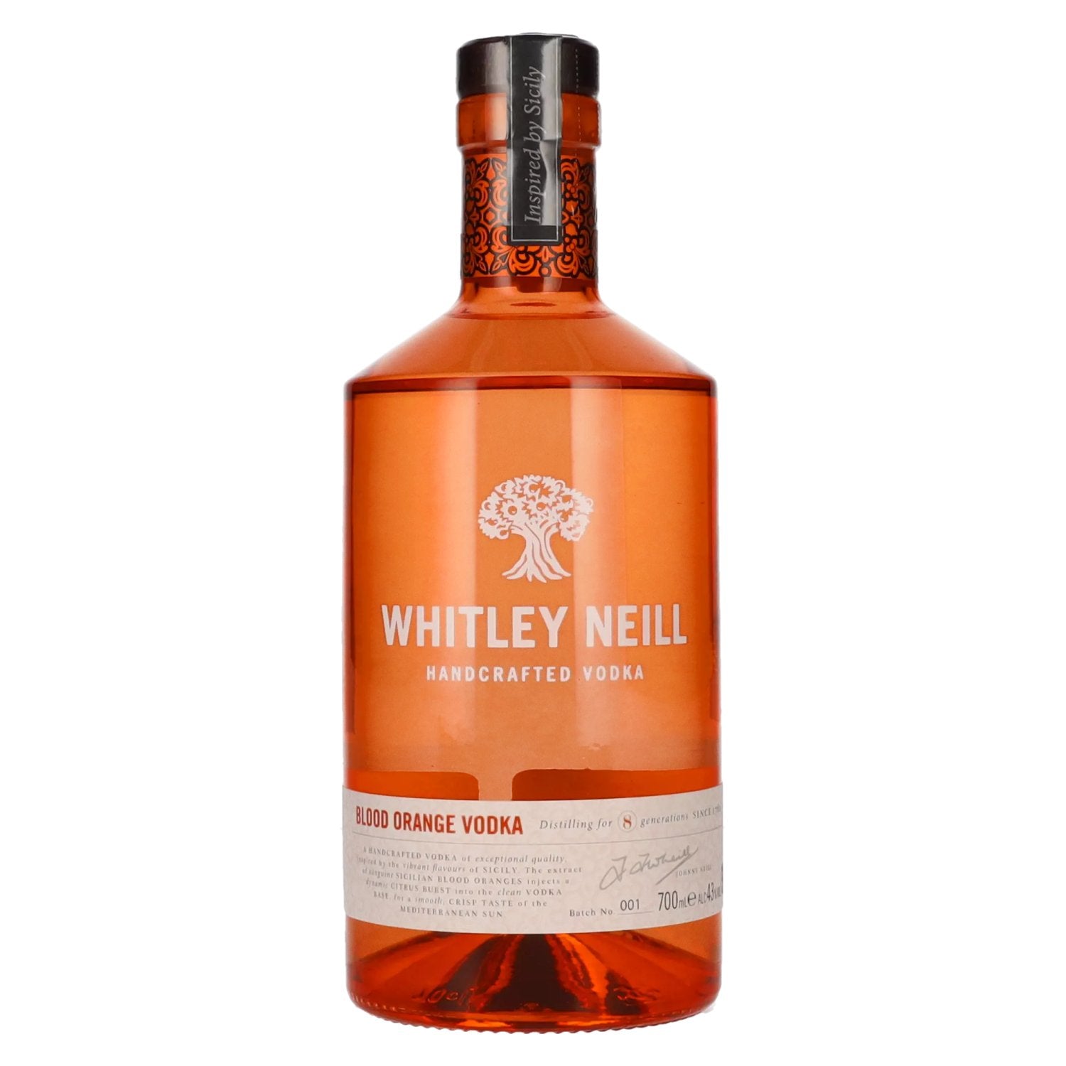 Whitley Neill BLOOD ORANGE VODKA 43% Vol. 0,7l
