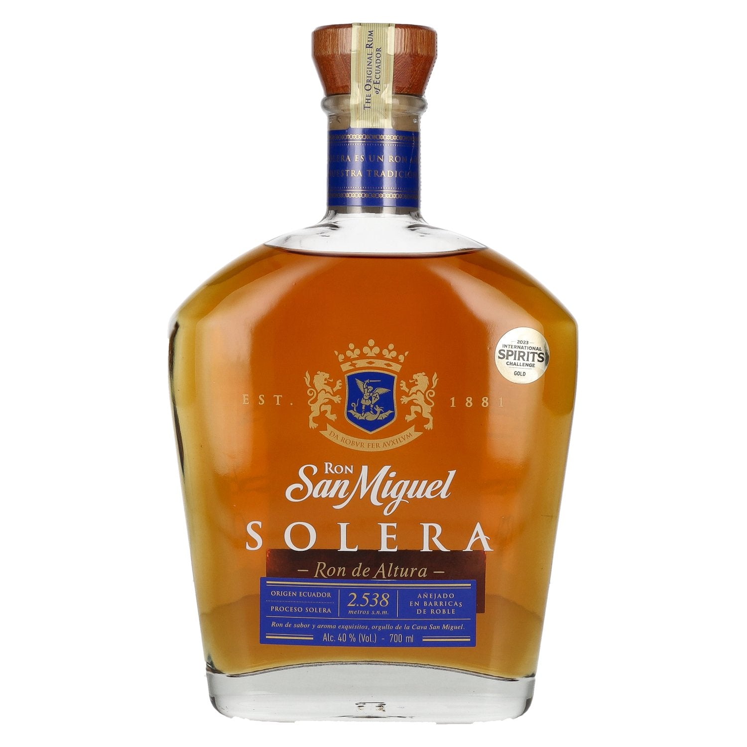 Ron San Miguel Solera Ron de Altura Anejo 40% Vol. 0,7l