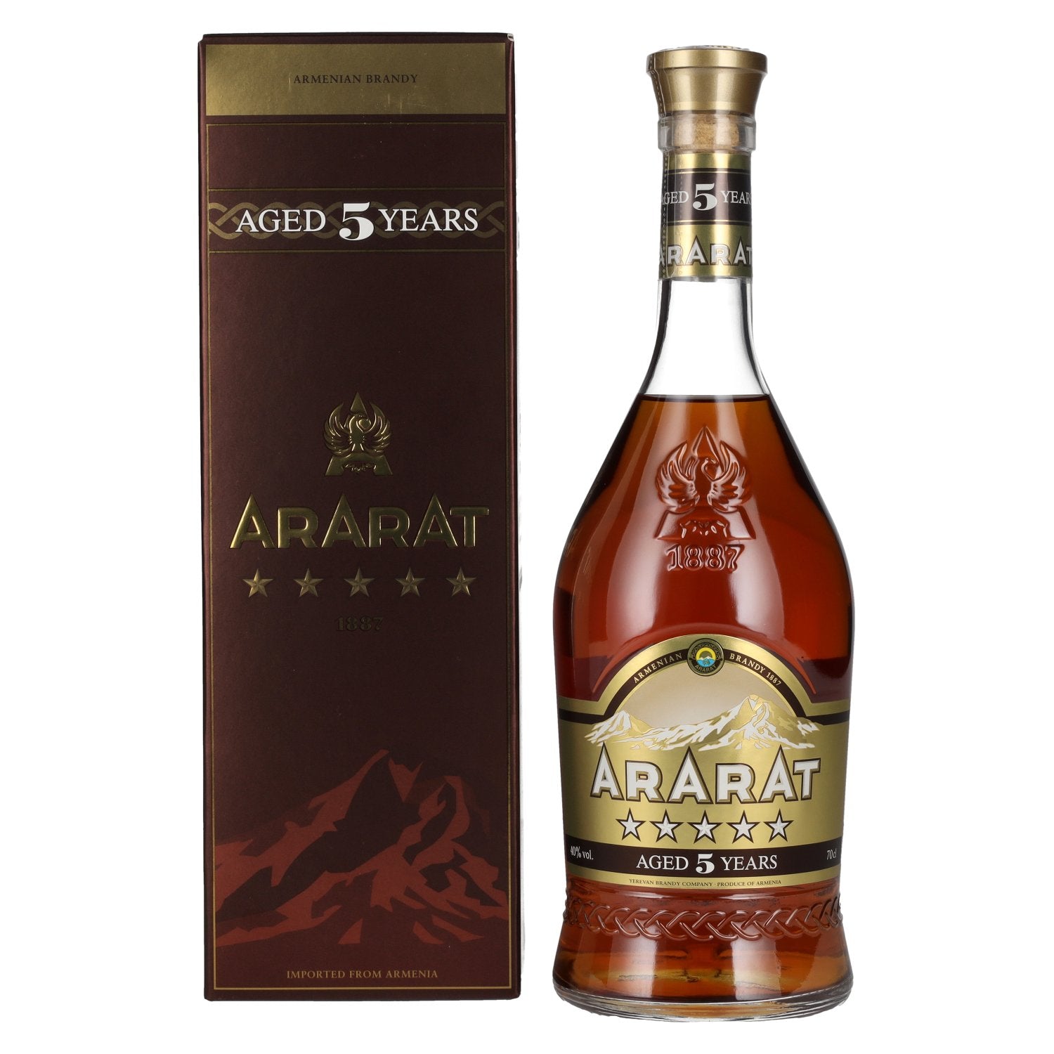 Ararat 5 Years Old 40% Vol. 0,7l in Giftbox