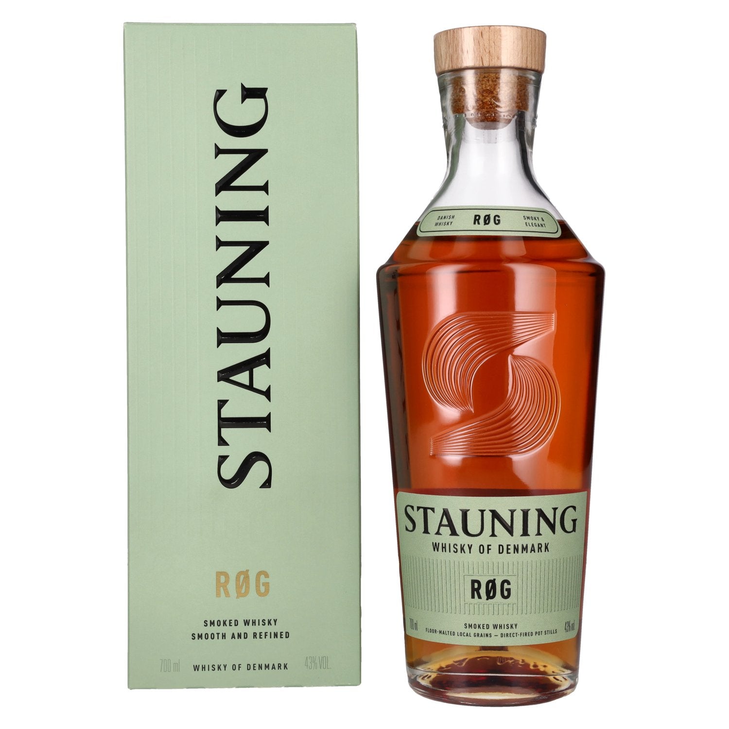 Stauning ROG Smoked Danish Whisky 43% Vol. 0,7l in Giftbox