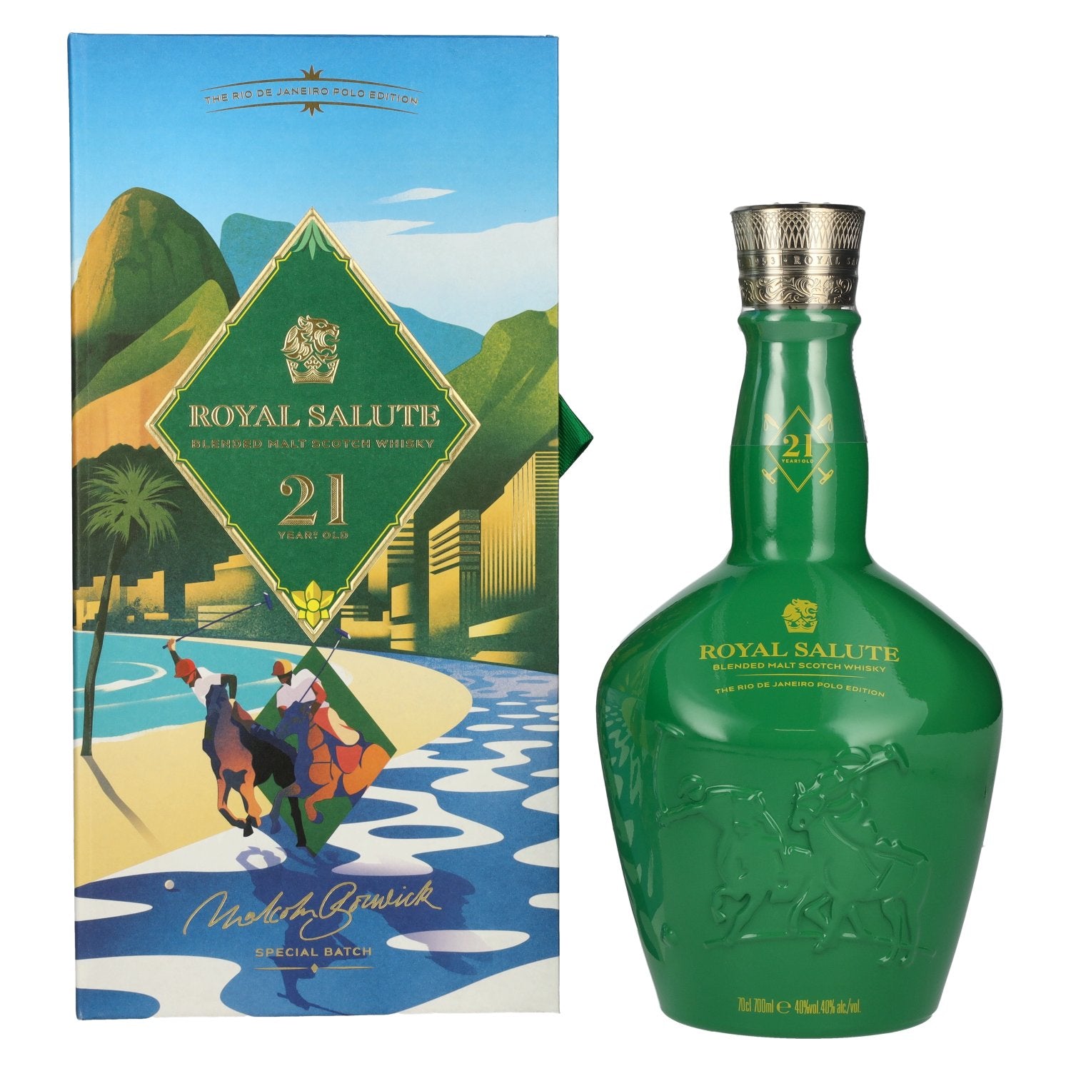 Royal Salute 21 Years Old THE RIO DE JANEIRO POLO EDITION Blended Scotch Whisky 40% Vol. 0,7l in Giftbox