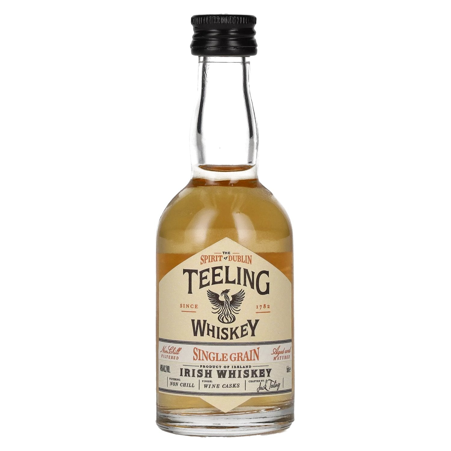 Teeling Whiskey SINGLE GRAIN Irish Whiskey Wine Cask 46% Vol. 0,05l