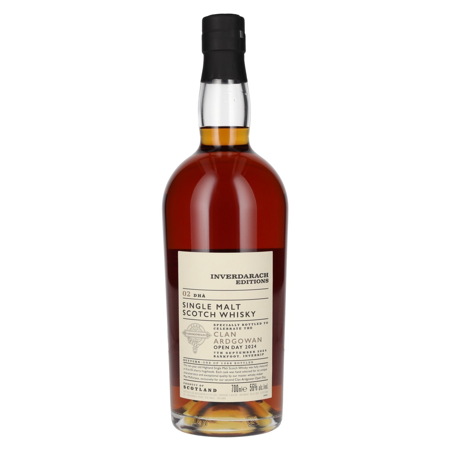 Inverdarach Editions 02 DHA Single Malt Clan Ardgowan Open Day 2024 56% Vol. 0,7l