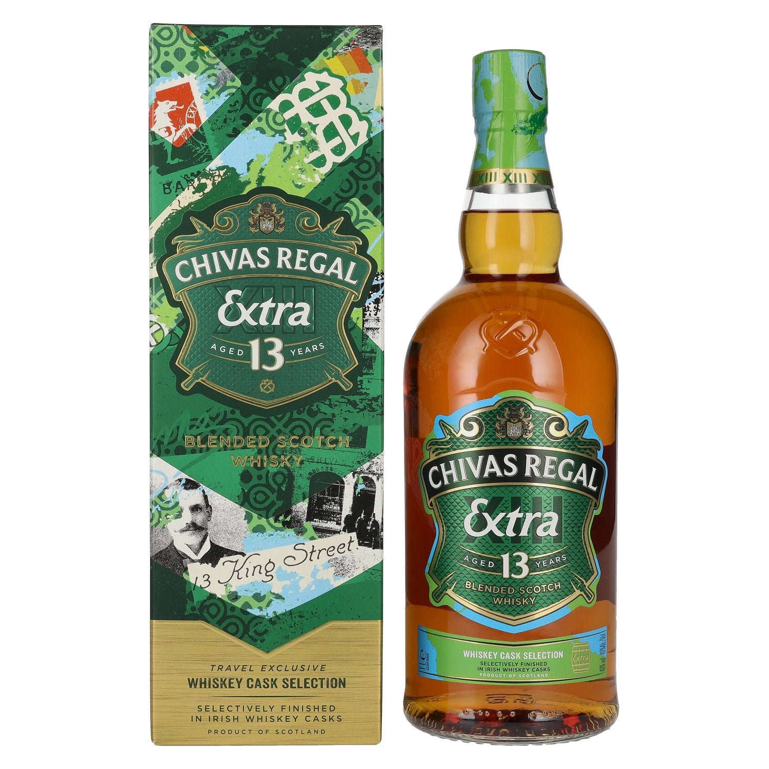 Chivas Regal EXTRA 13 Years Old IRISH CASKS SELECTION 40% Vol. 1l in Giftbox