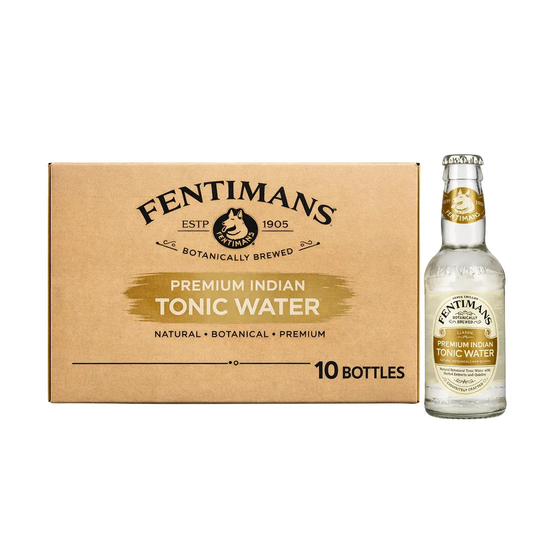 Fentimans PREMIUM INDIAN Tonic Water 0,2l pack of 10 bottles