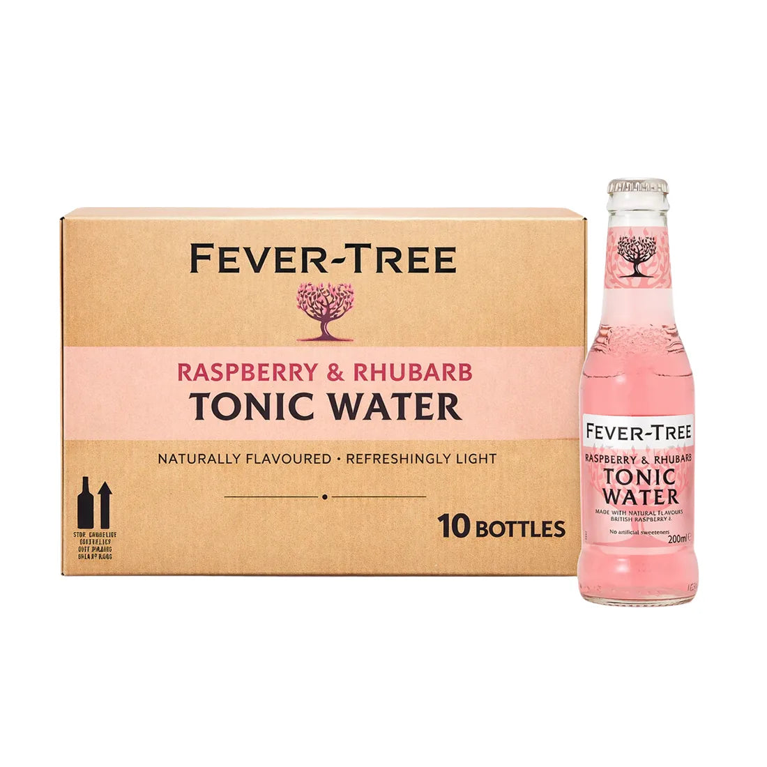 Fever-Tree Raspberry & Rhubarb Tonic Water 0,2l pack of 10 bottles