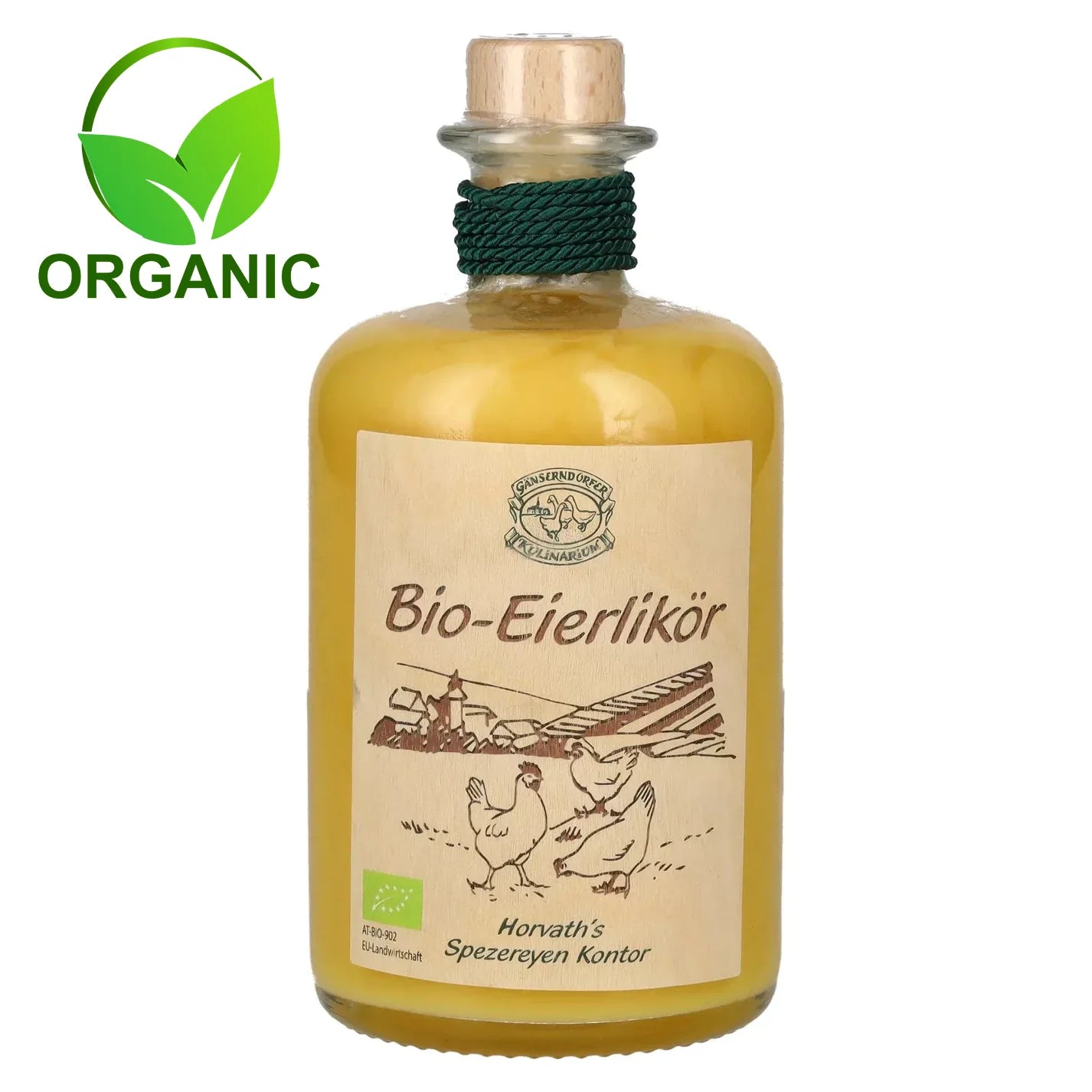 Gaenserndorfer Kulinarium Bio-Eierlikoer 16% Vol. 0,5l