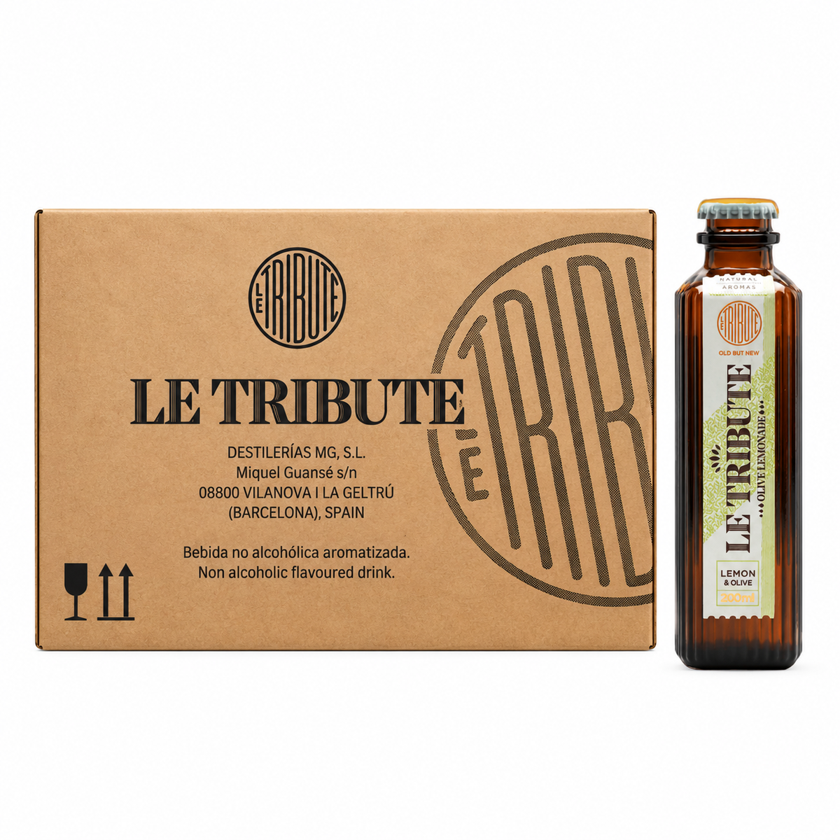 Le Tribute Olive Lemonade 0,2l pack of 10 bottles