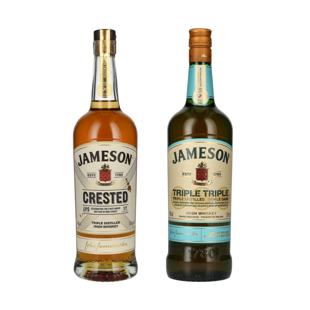 Jameson Limited & Classic Set: Marsala Cask 1L + Crested 0.7L