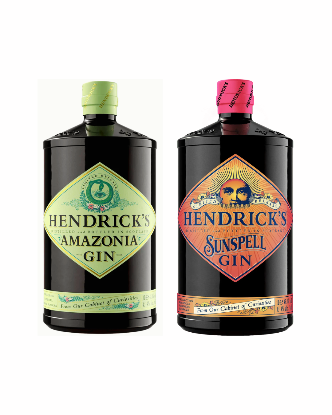 Set of 2-bottle Hendrick's Gin Vol.43,4%