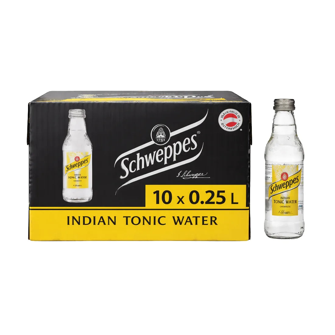 Schweppes Indian Tonic Water 0,2L pack of 10 bottles