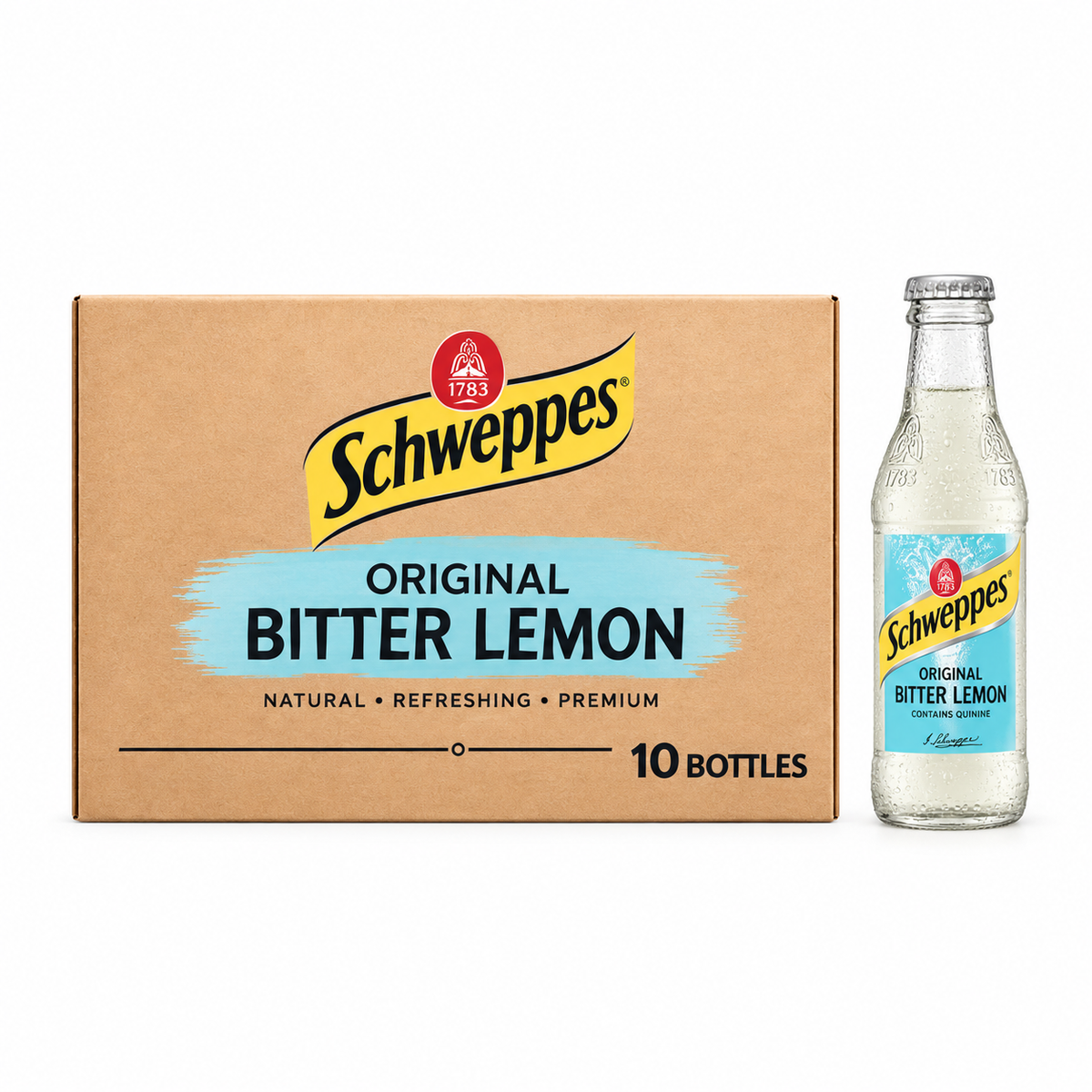 Schweppes Original Bitter Lemon 0,2l pack of 10 bottles