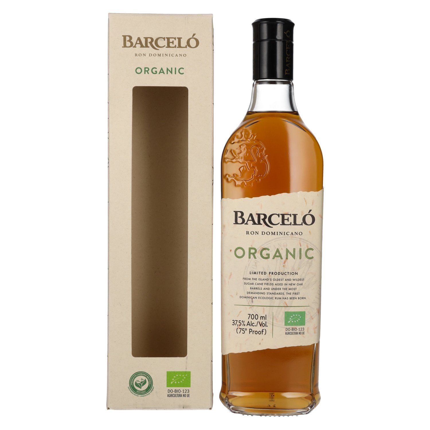 Barcelo Organic Ron Dominicano Limited Production 37,5% Vol. 0,7l in Giftbox