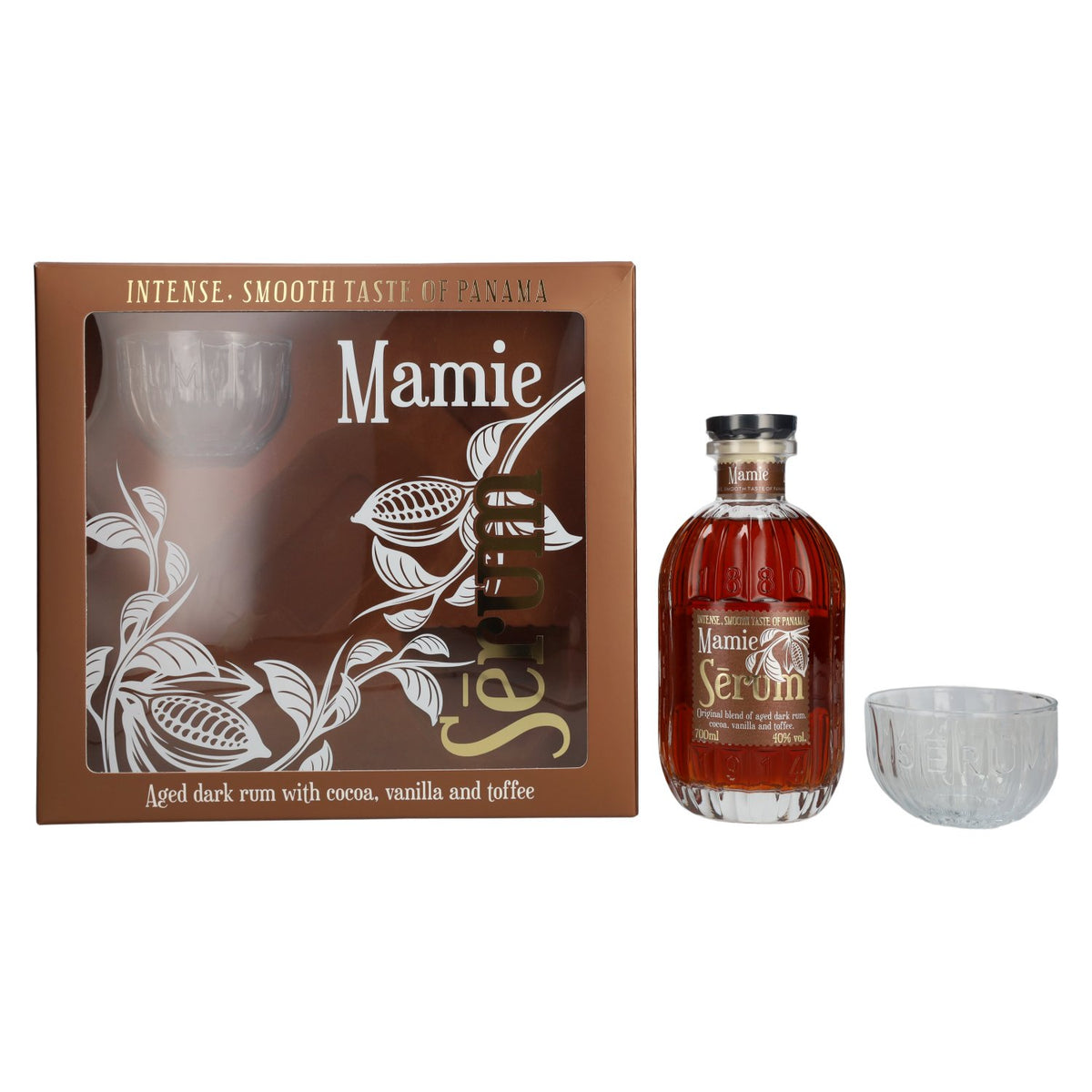 SeRum Mamie 40% Vol. 0,7l in Giftbox with 2 glasses