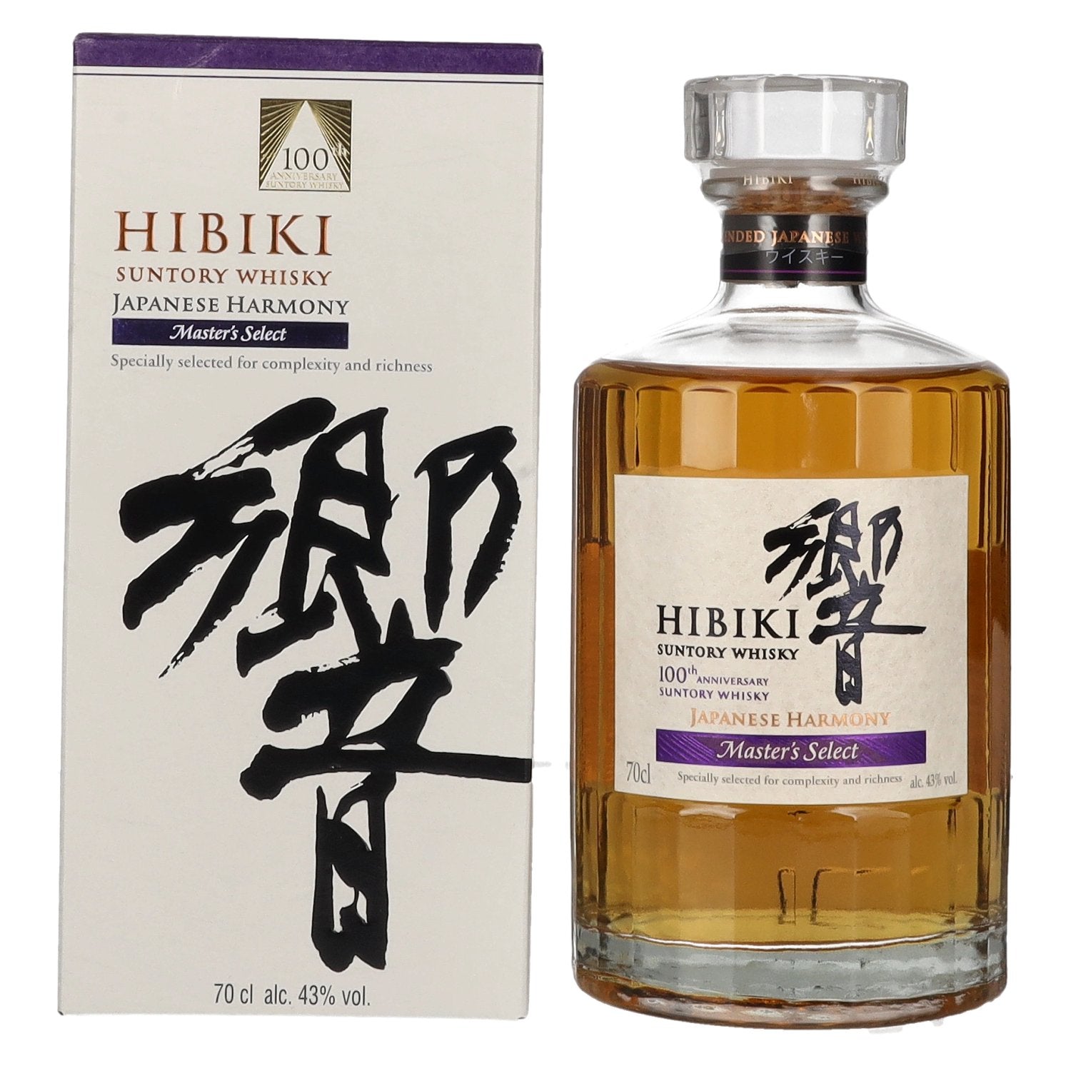 Suntory Hibiki Japanese Master Select Harmony 100th Anniversary Limited Edition 43% Vol. 0,7l in Giftbox