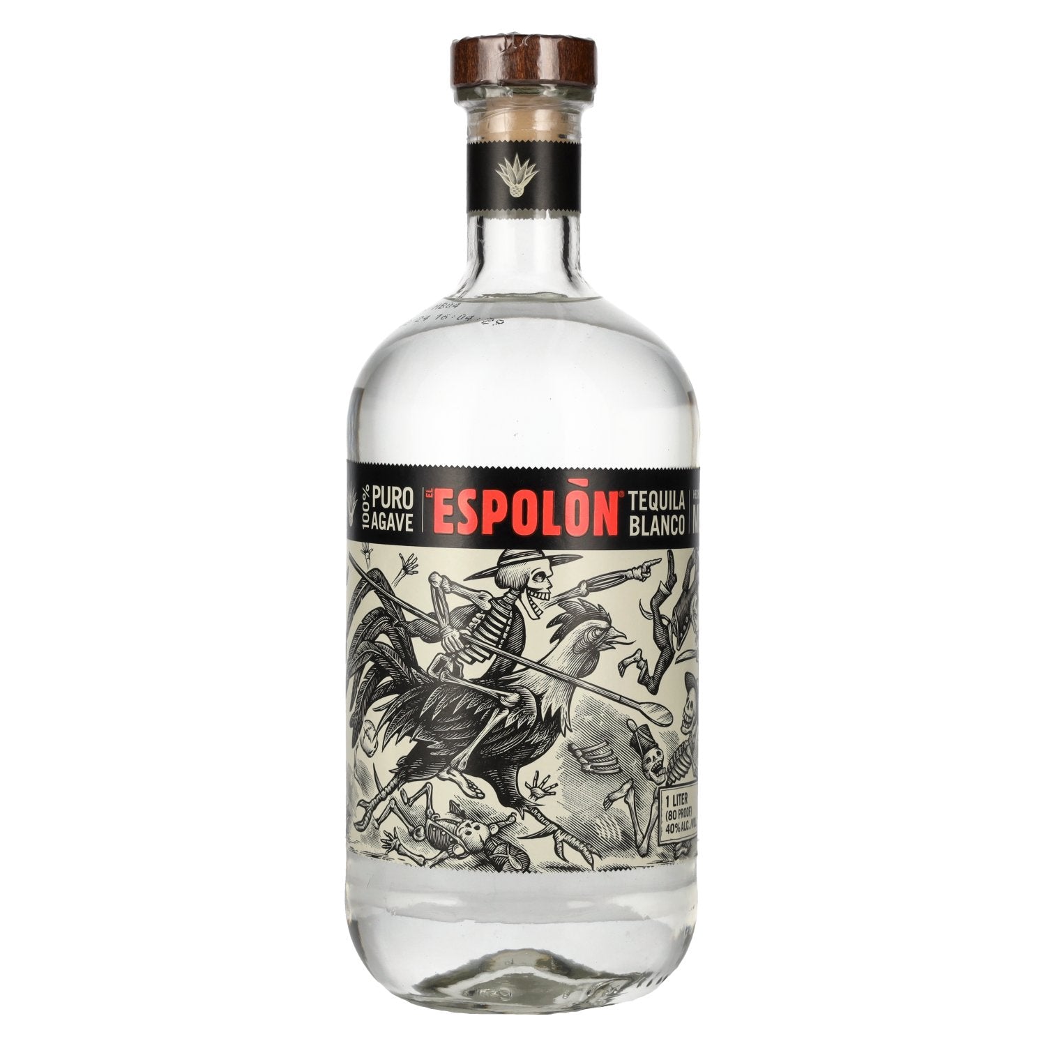 Espolon Tequila Blanco 100% Puro Agave 40% Vol. 1l