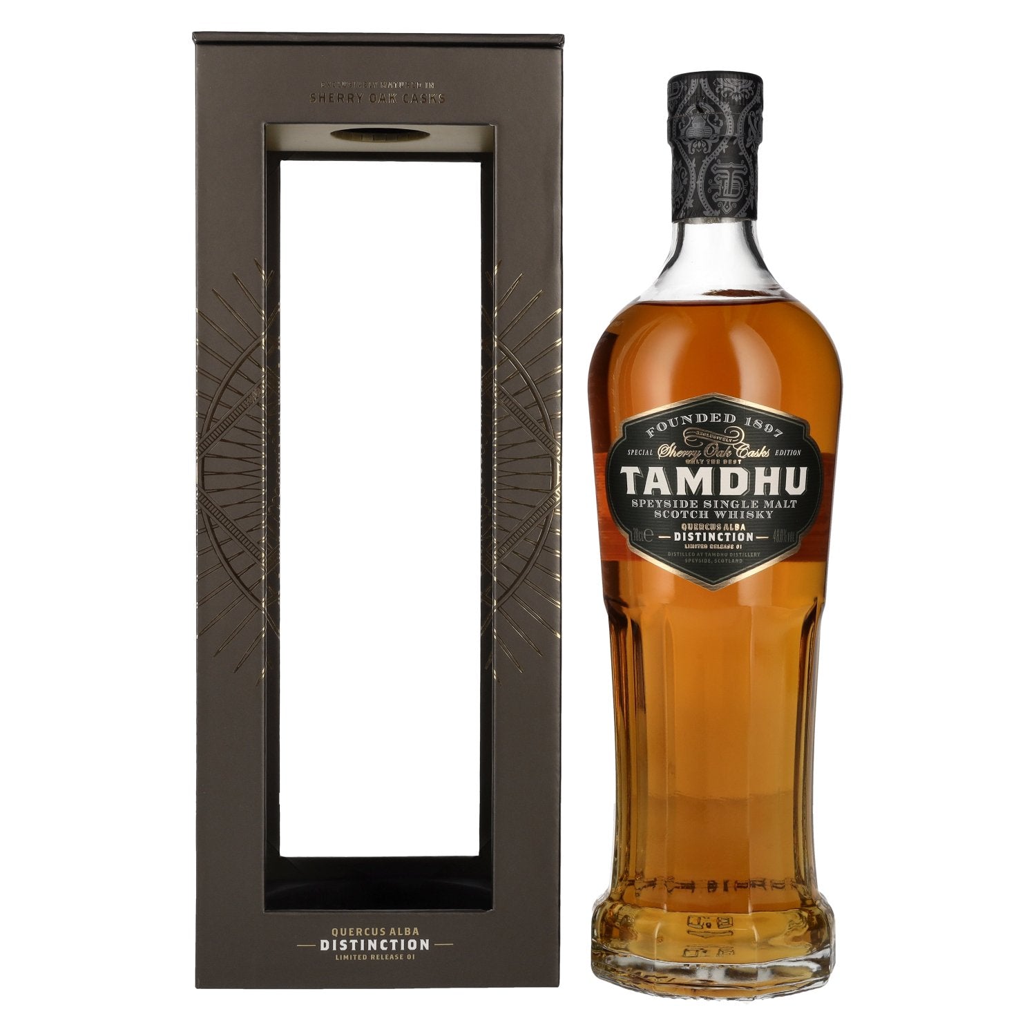 Tamdhu DISTINCTION I Speyside Single Malt Scotch Whisky 48% Vol. 0,7l in Giftbox