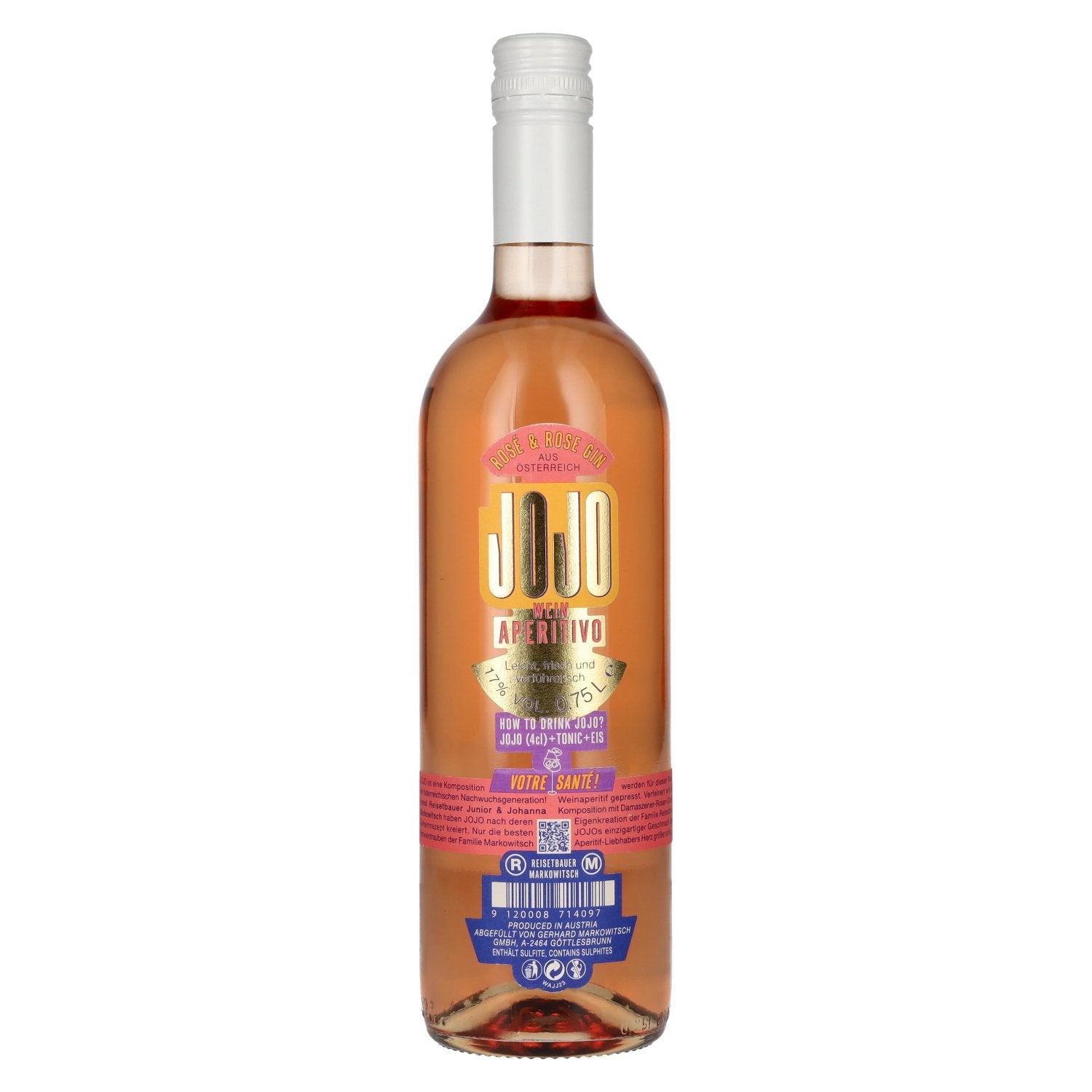JOJO Wein Aperitivo Reisetbauer x Markowitsch 17% Vol. 0,75l
