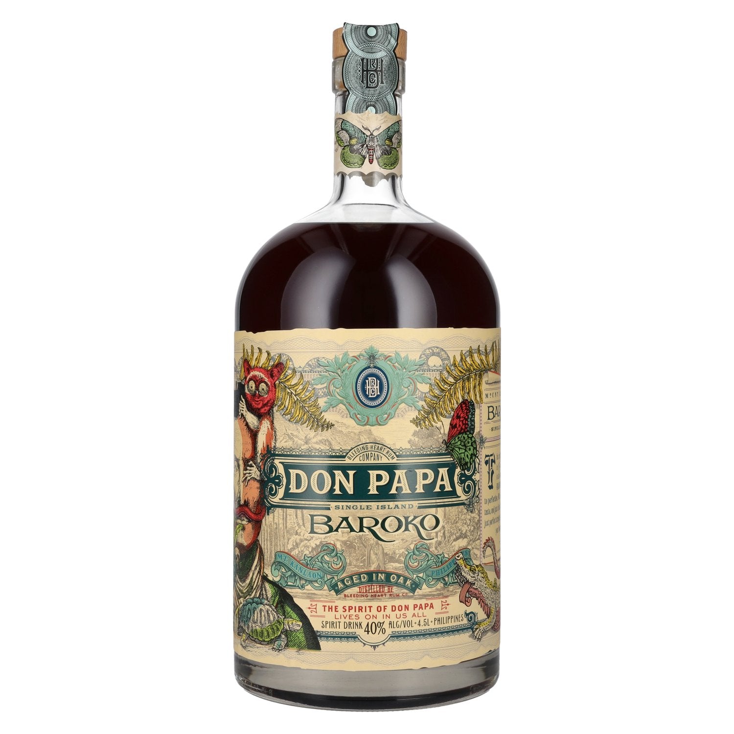 Don Papa BAROKO 40% Vol. 4,5l