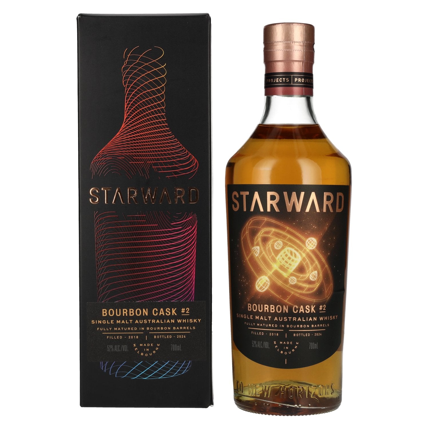 Starward BOURBON CASK Single Malt Australian Whisky # 2 52% Vol. 0,7l in Giftbox