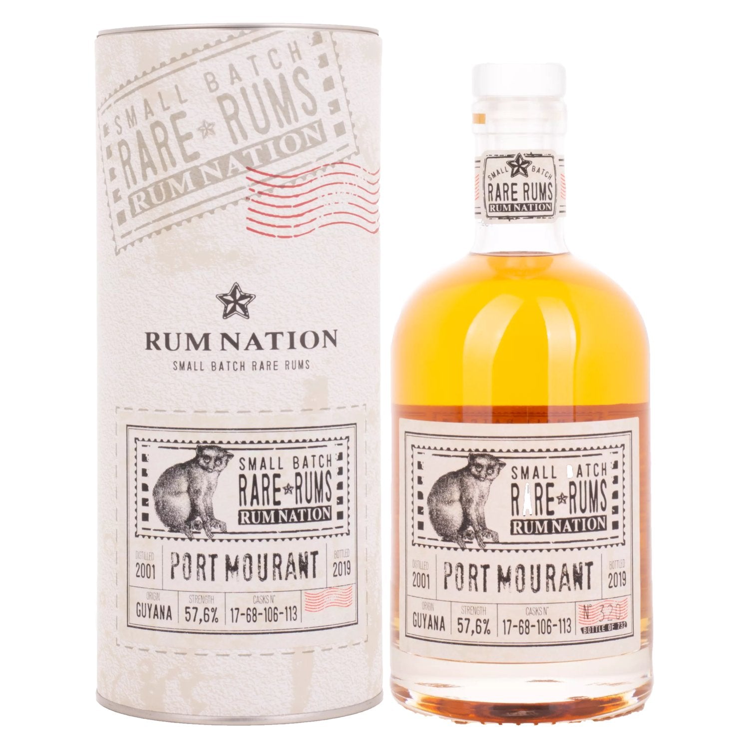 Rum Nation Rare Rum Port Mourant 2001/2019 57,6% Vol. 0,7l in Giftbox