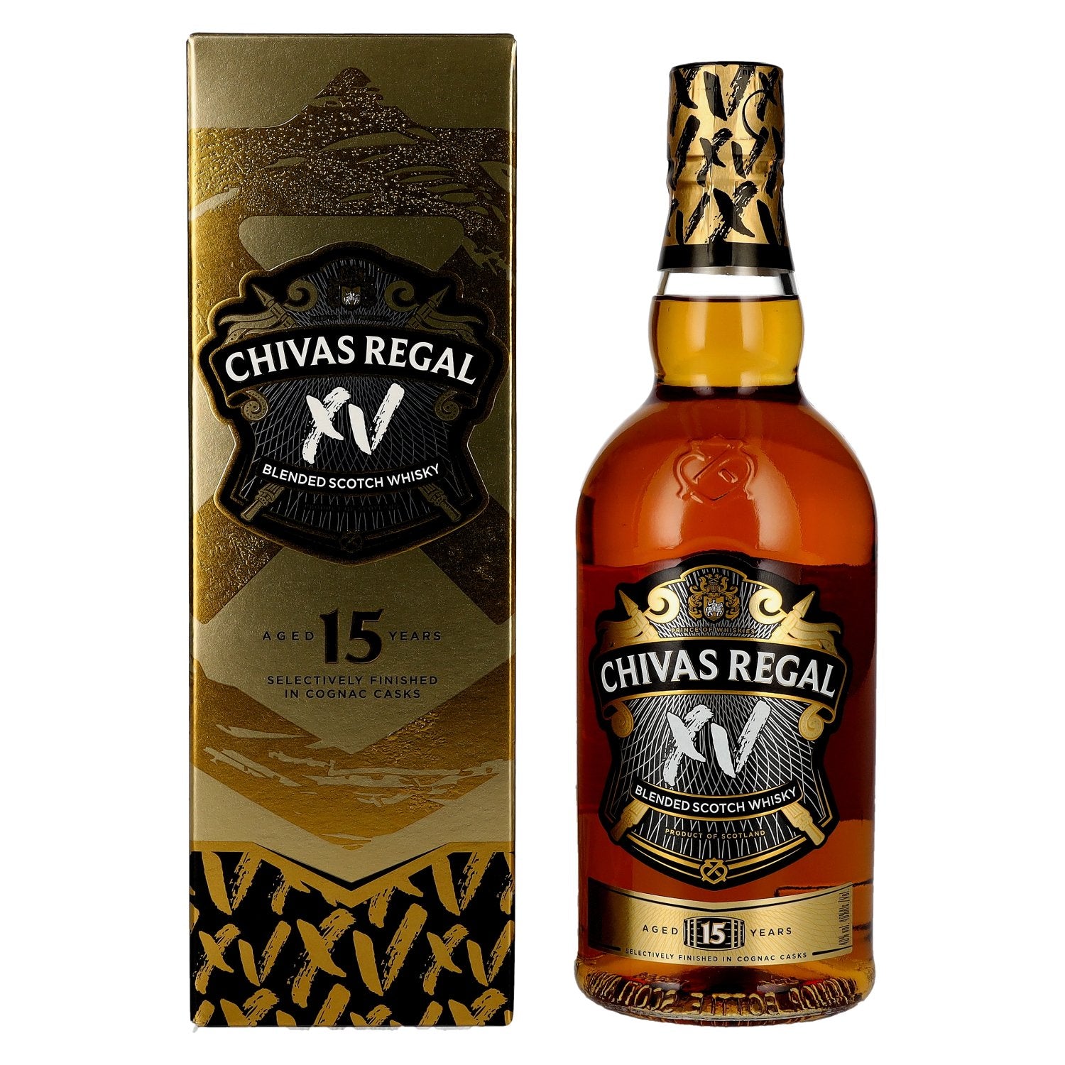 Chivas Regal XV 15 Years Old Blended Scotch Whisky 40% Vol. 0,7l in Giftbox