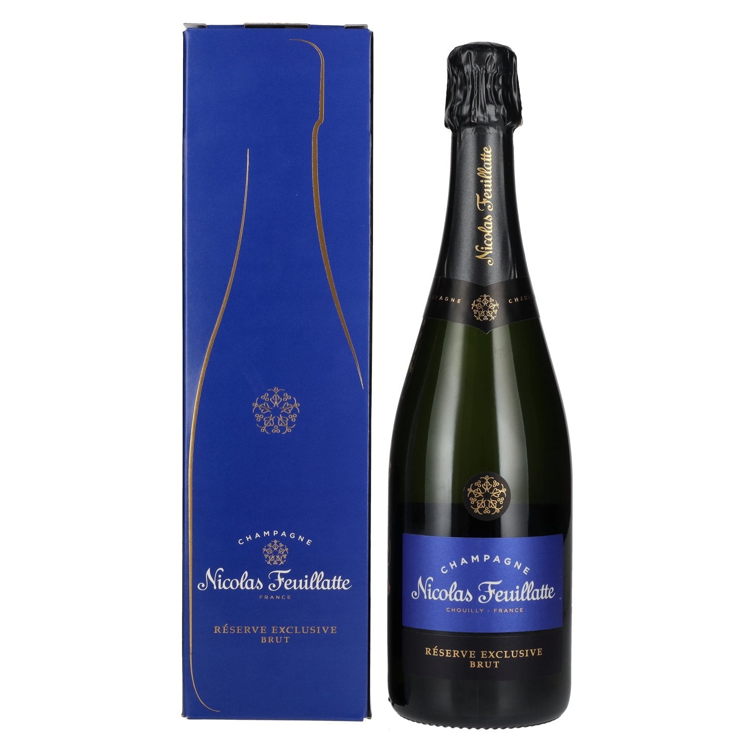 Nicolas Feuillatte Champagne Reserve Exclusive Brut 12% Vol. 0,75l in Giftbox