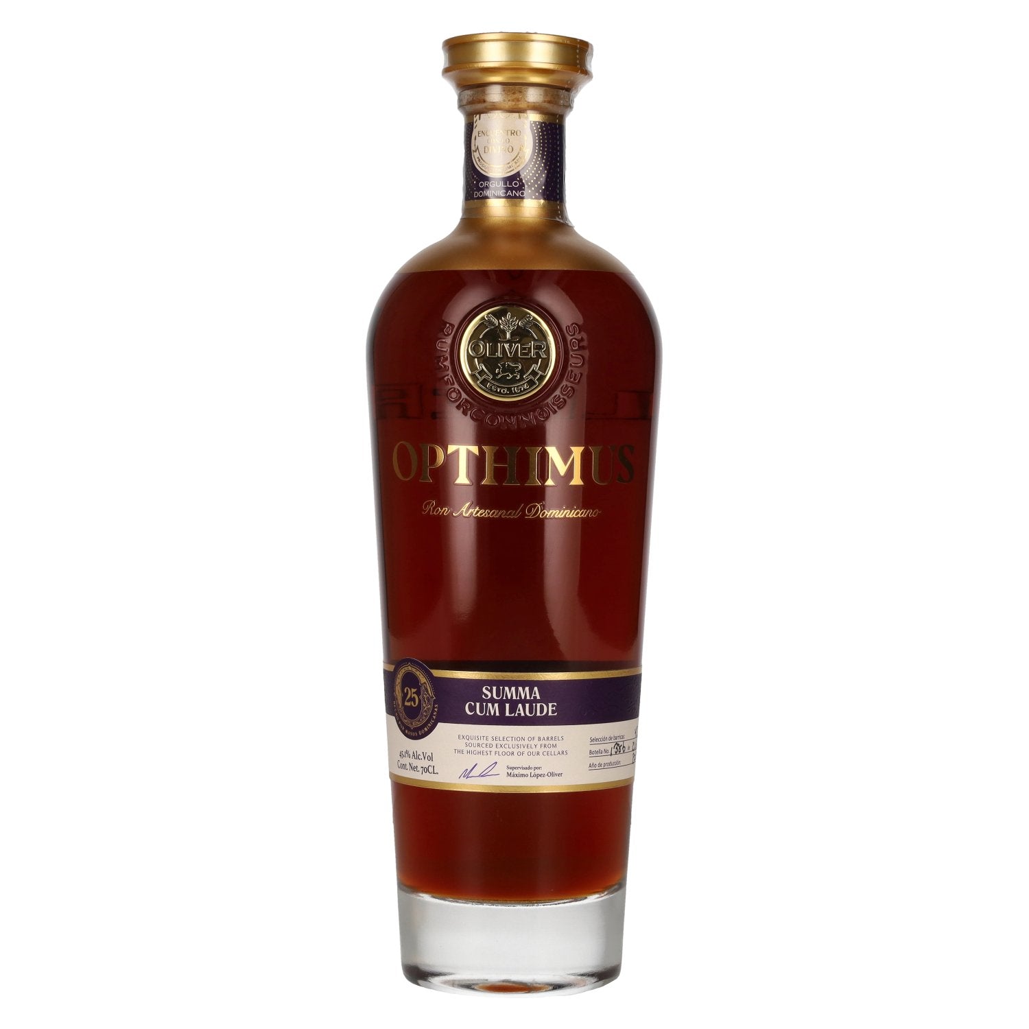 21% Off! Buy Opthimus 25 Summa Cum Laude Ron Artesanal Dominicano 45,1% ...