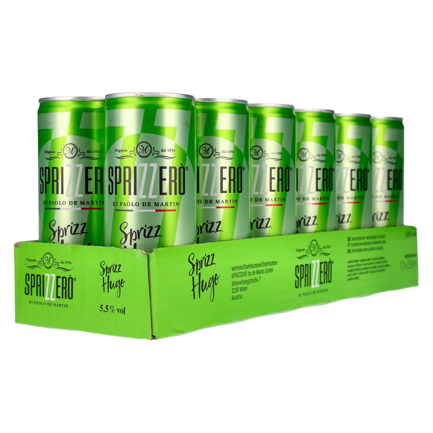 Sprizzero Sprizz Hugo 5,5% Vol. 12x0,25l Dosen Pfand