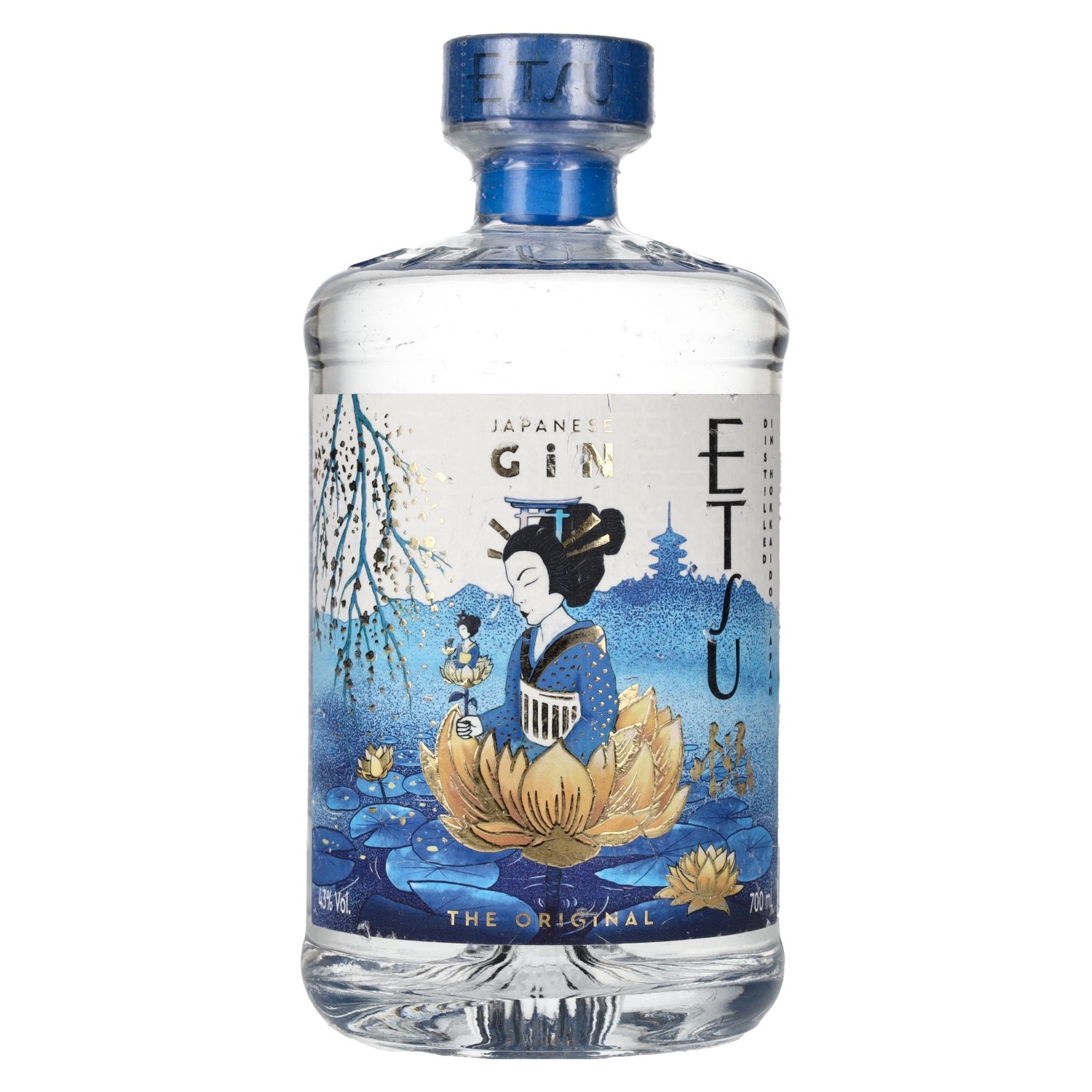 Etsu Japanese Handcrafted Gin The Original 43% Vol. 0,7l with glass