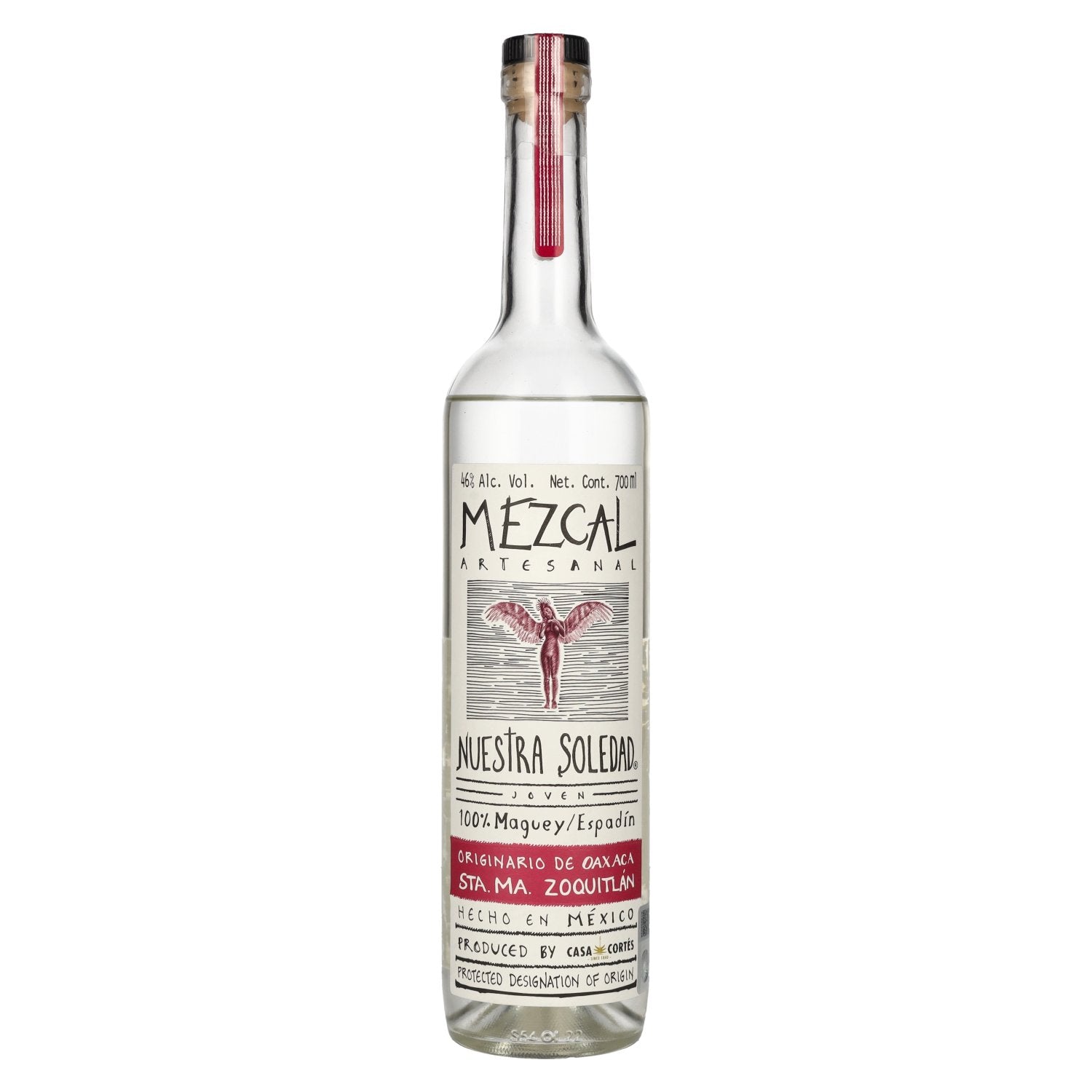 Nuestra Soledad Mezcal Joven STA. MA. ZOQUITLAN 46% Vol. 0,7l