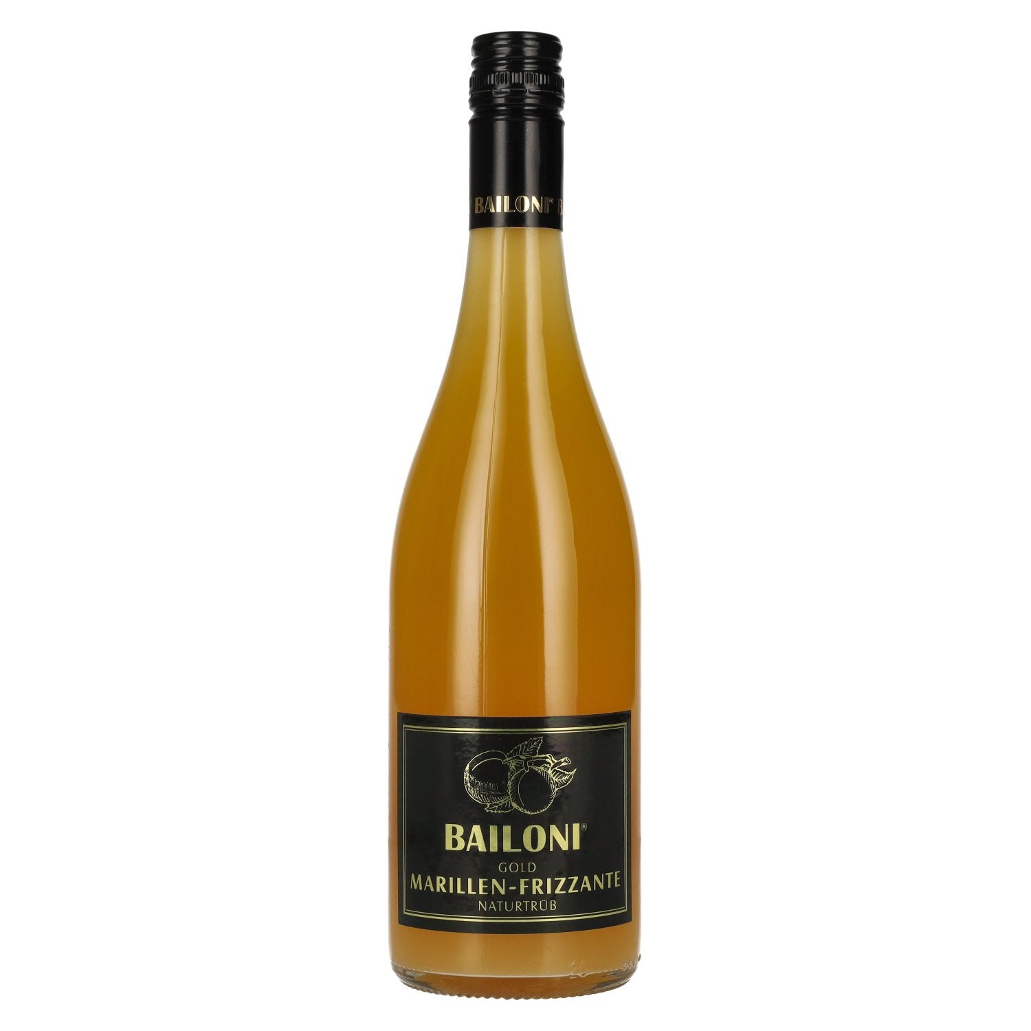 Bailoni Gold Marillen-Frizzante naturtrueb 6% Vol. 0,75l