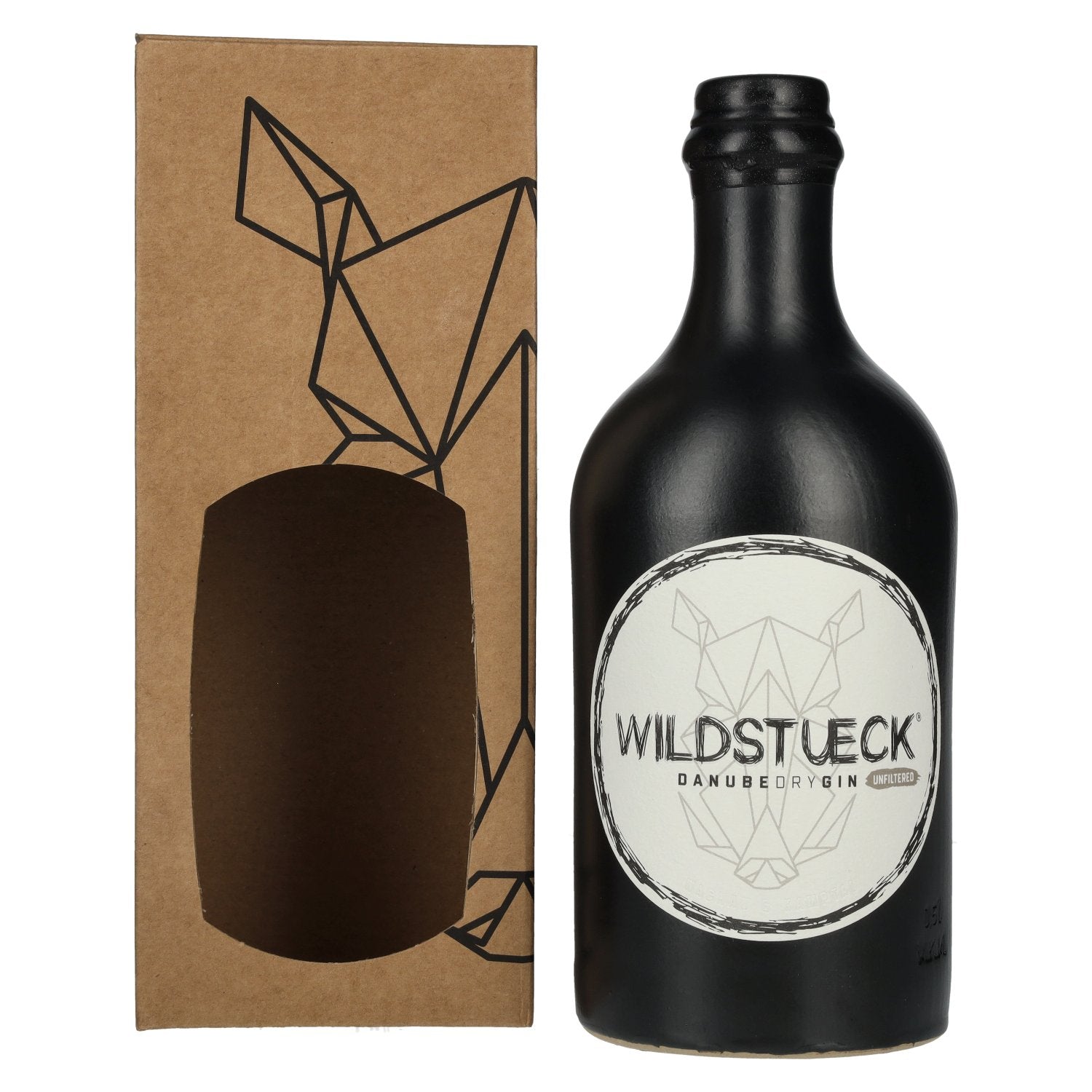 Wildstueck Danube Dry Gin Unfiltered 42% Vol. 0,5l in Giftbox