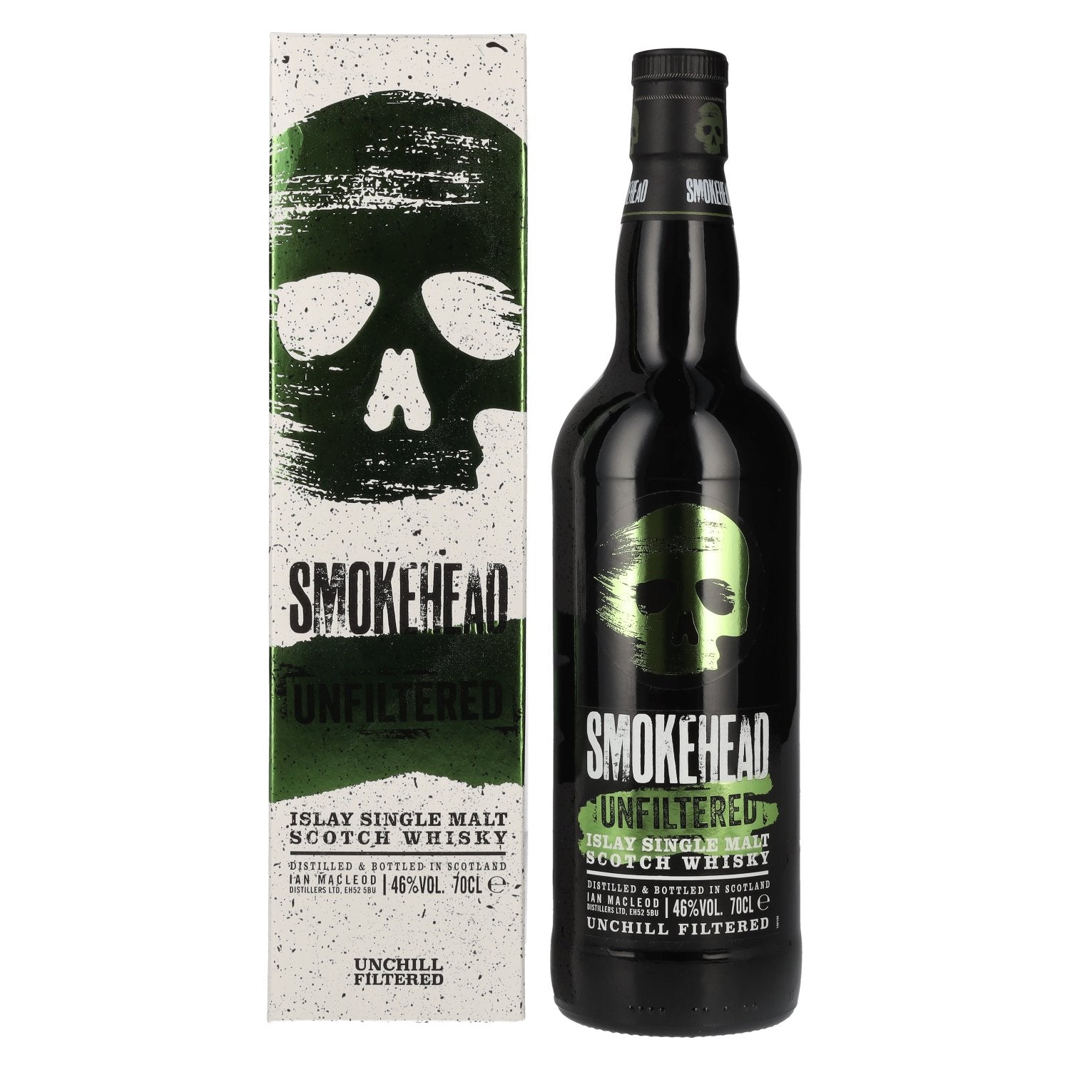 Smokehead UNFILTERED Islay Single Malt Scotch Whisky 46% Vol. 0,7l in Giftbox